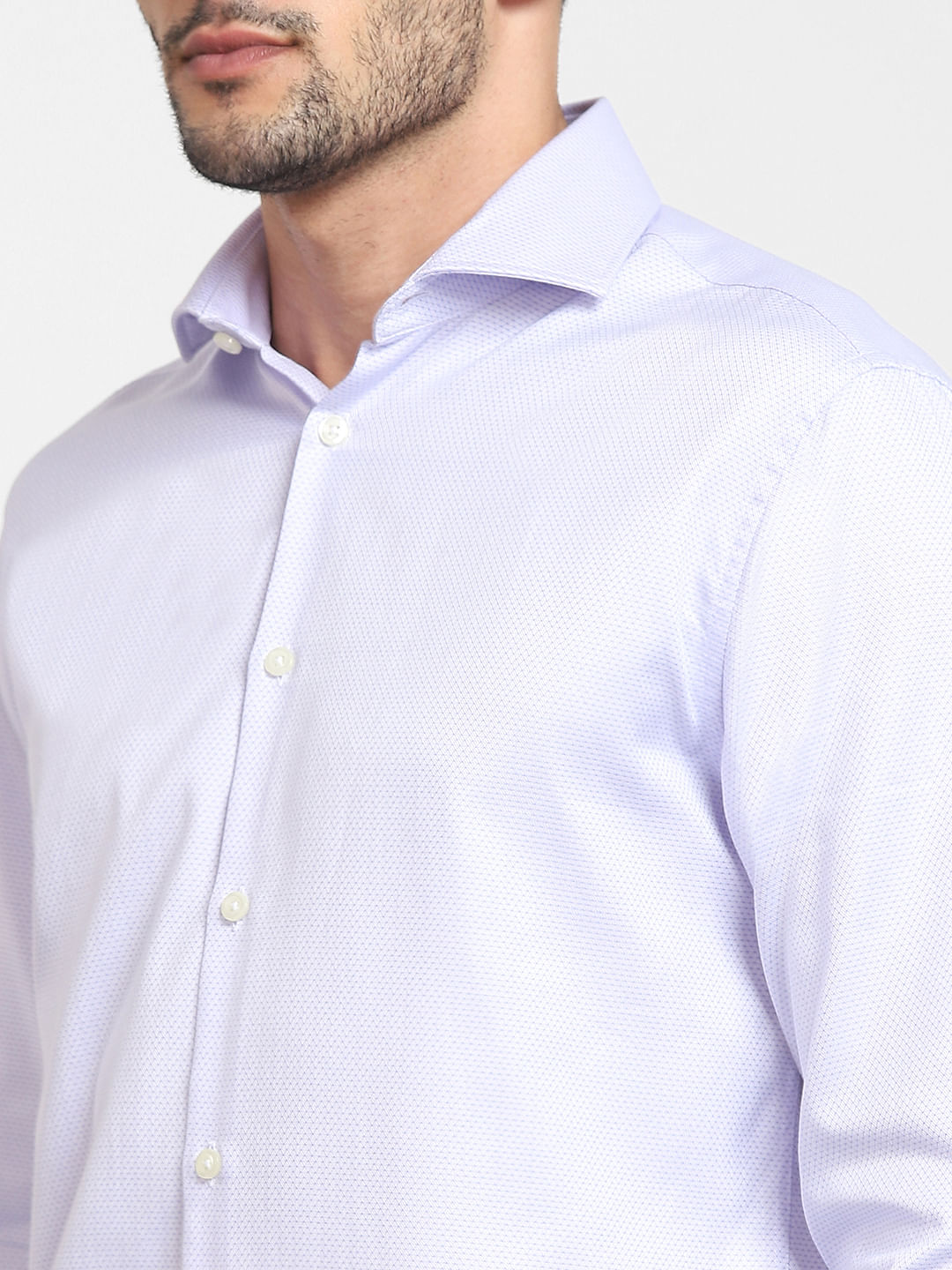 Purple Formal Full Sleeves Shirt