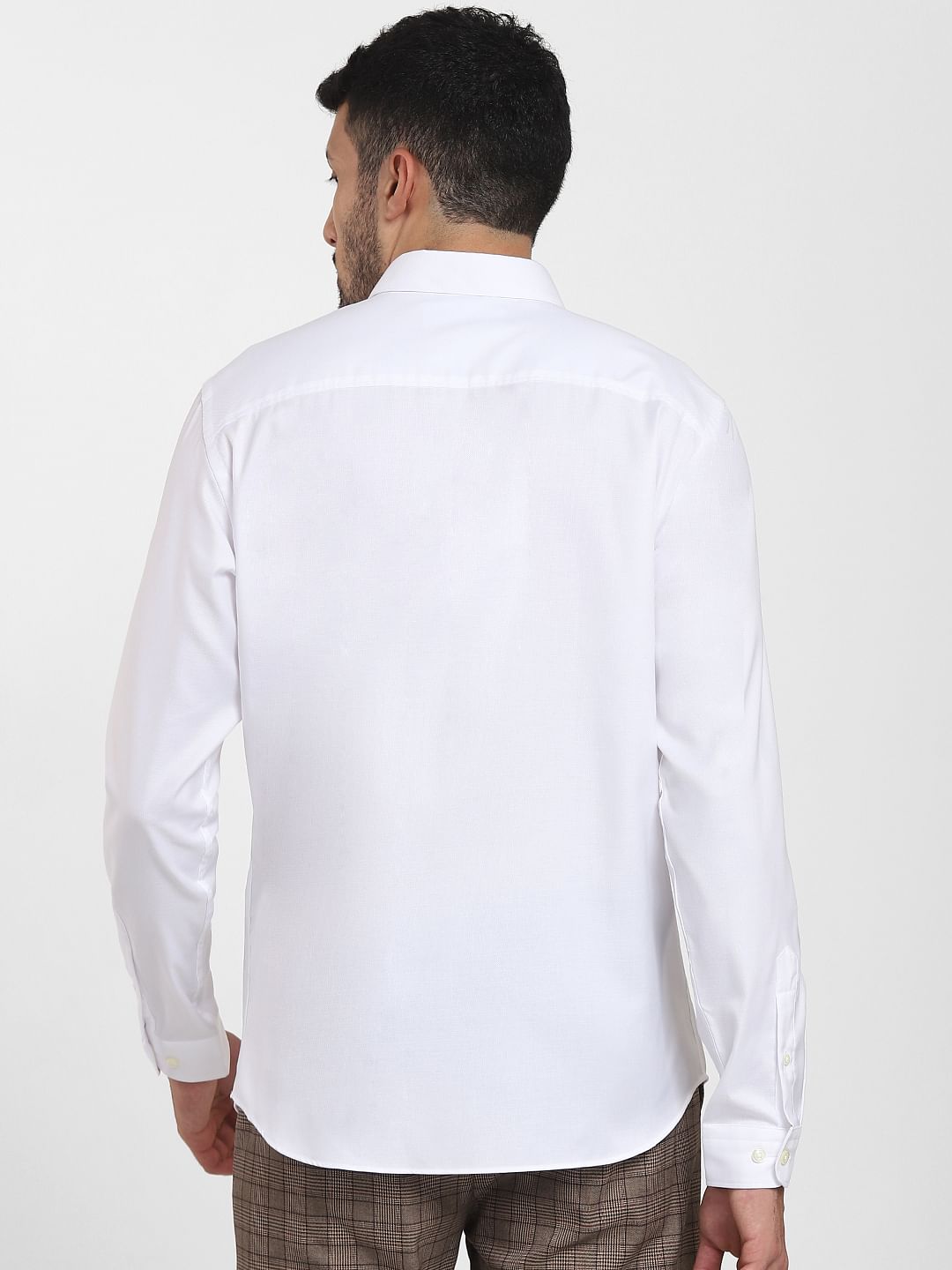 White Full Sleeves Shirt