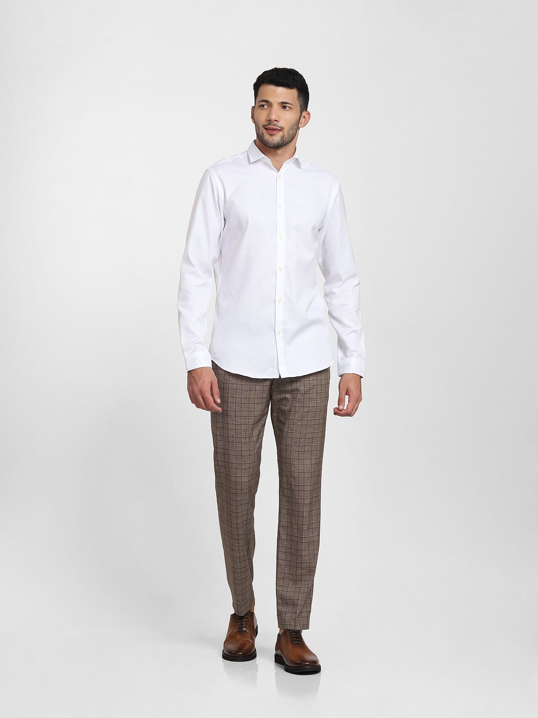 White Full Sleeves Shirt