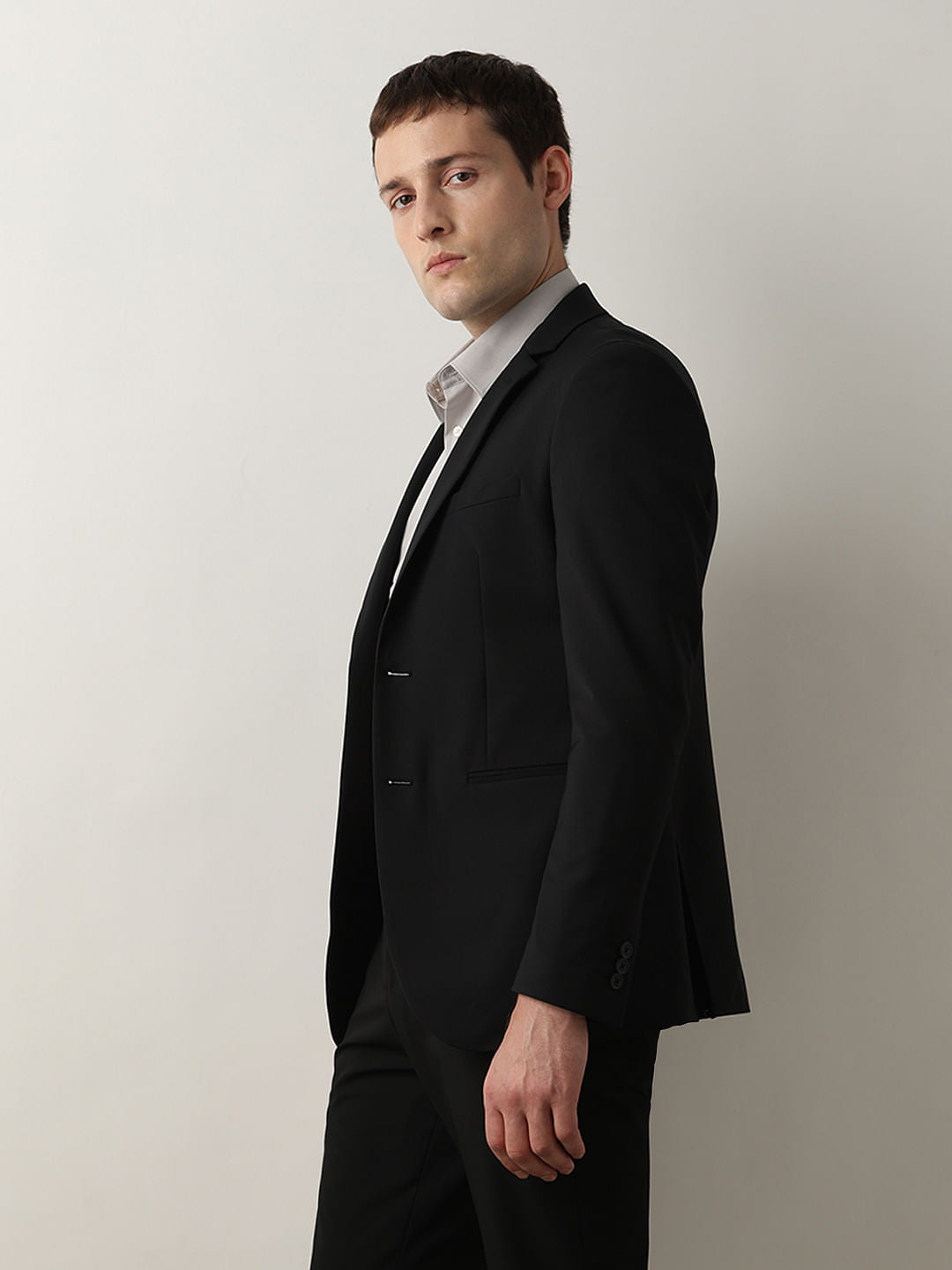 Black Formal Suit-Set Blazer