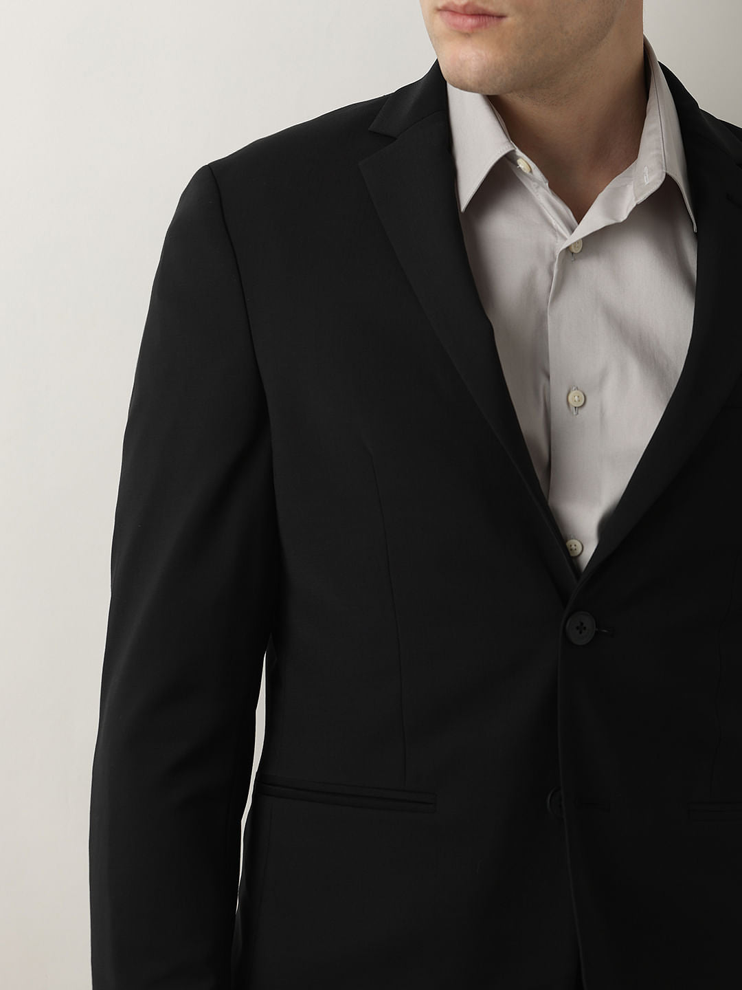 Black Formal Suit-Set Blazer