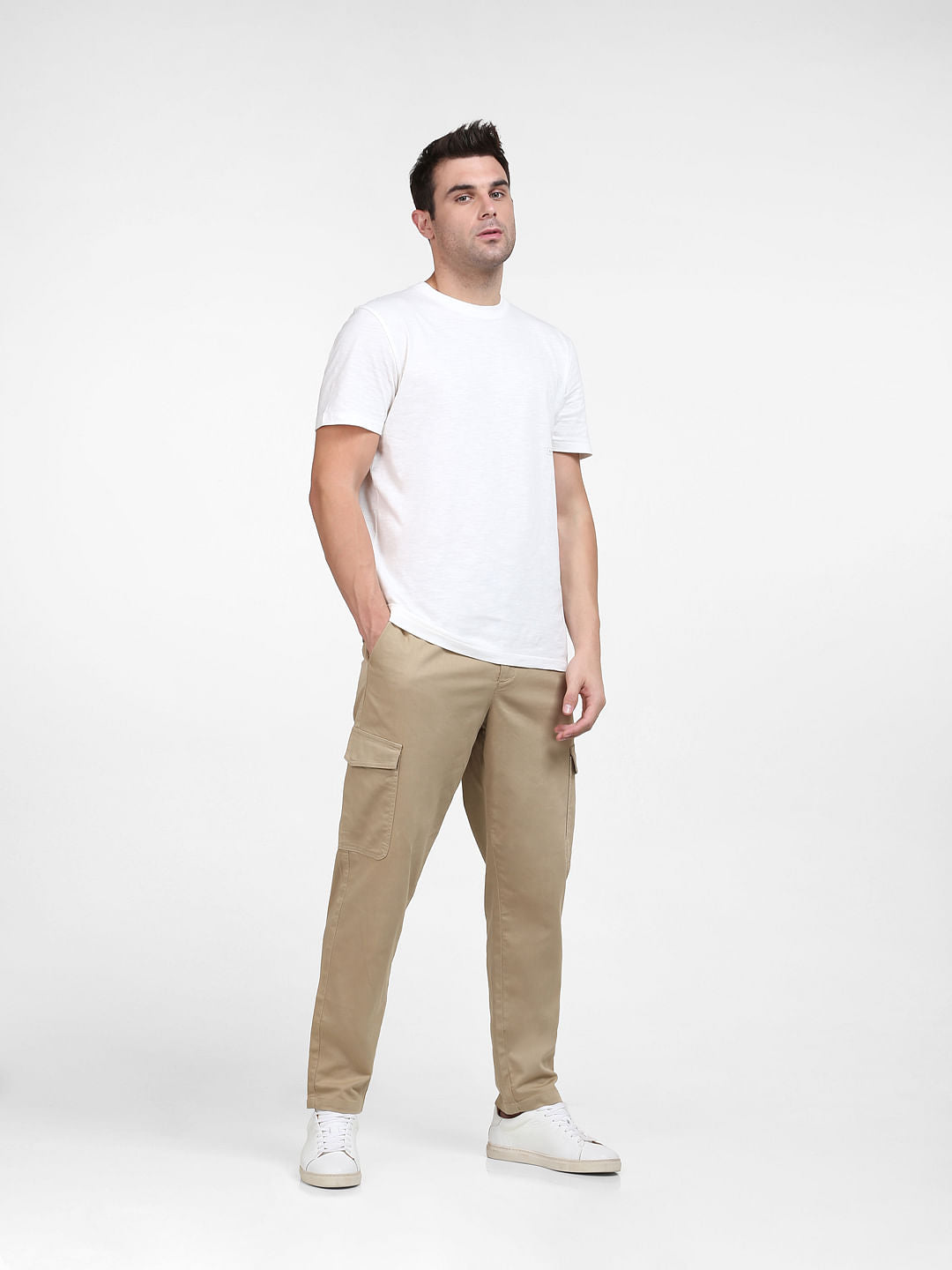 White Organic Cotton Crew Neck T-Shirt