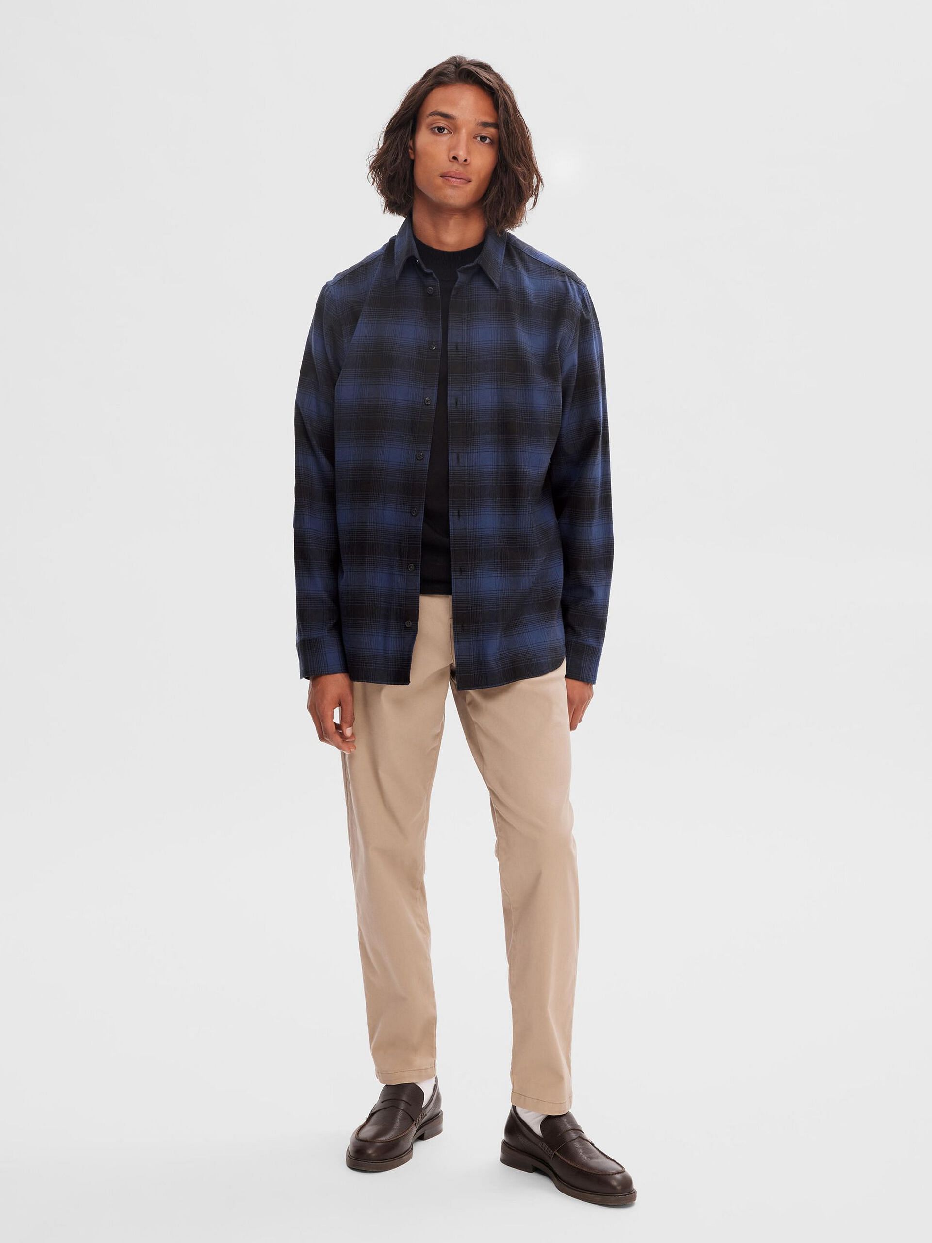 Black Merino Wool CoolMax Pullover