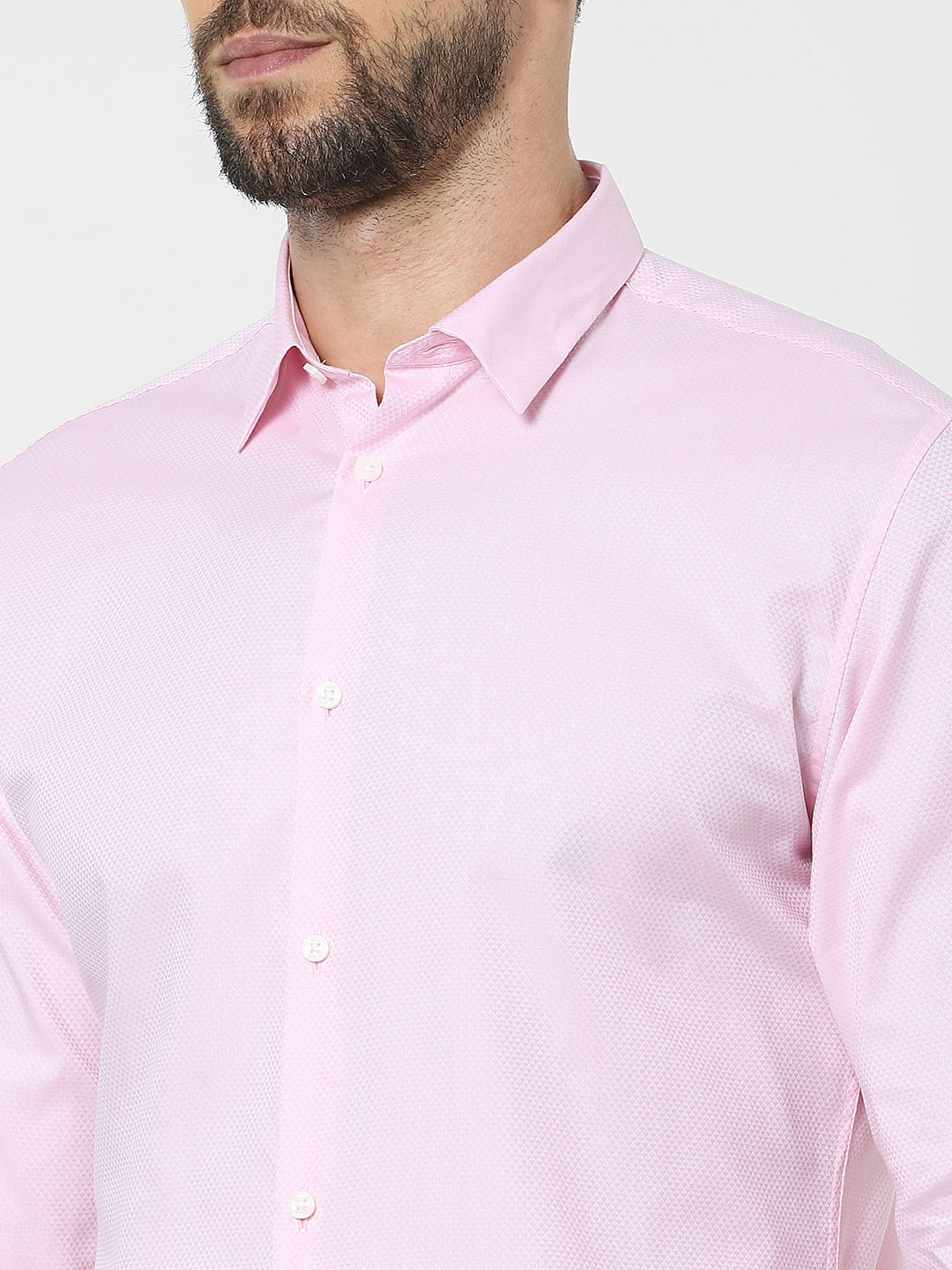 Pink Full Sleeves Shirt