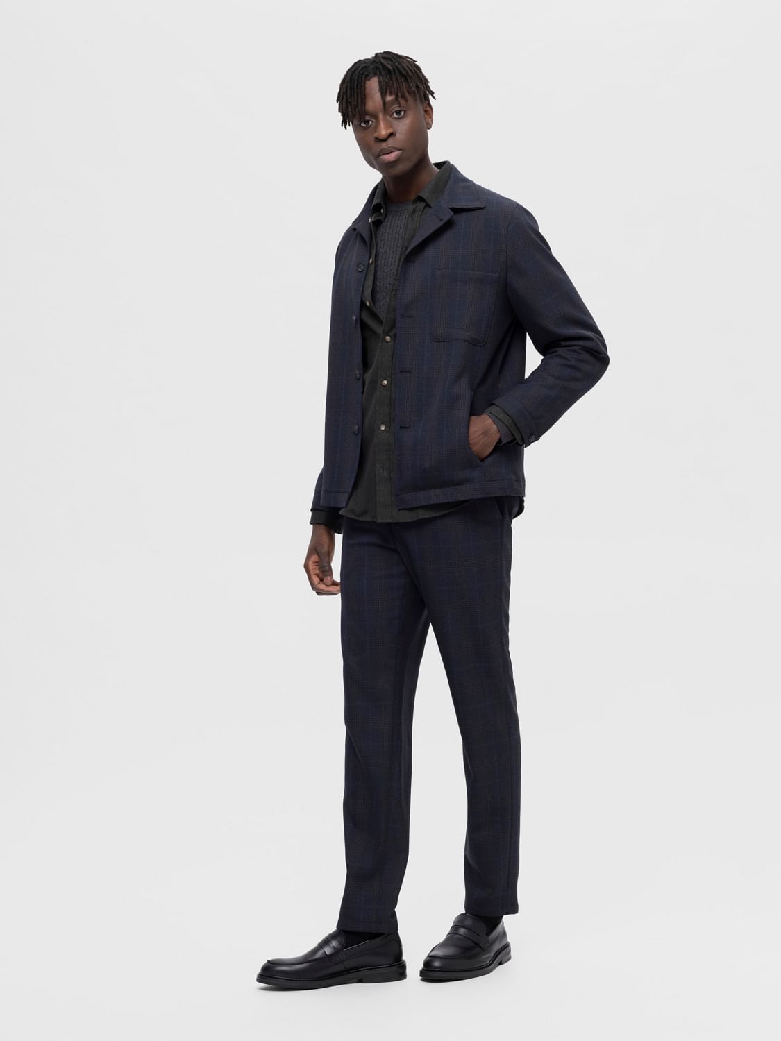 Dark Green Flannel Full Sleeves Shirt