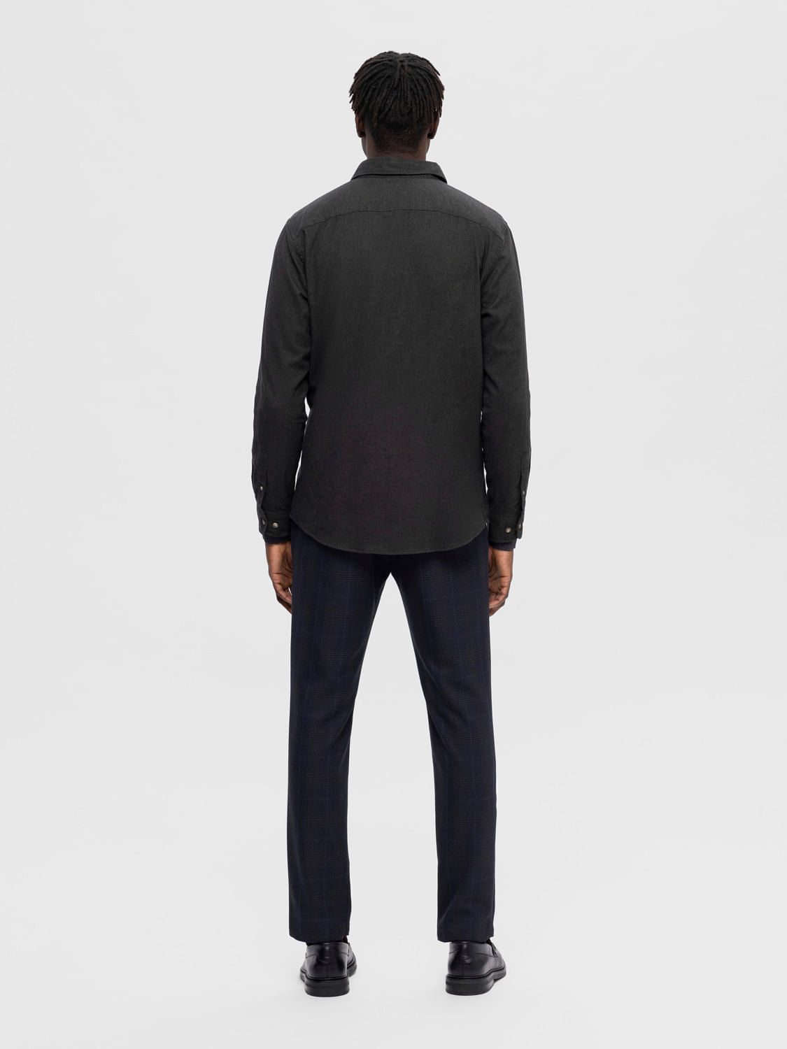 Dark Green Flannel Full Sleeves Shirt