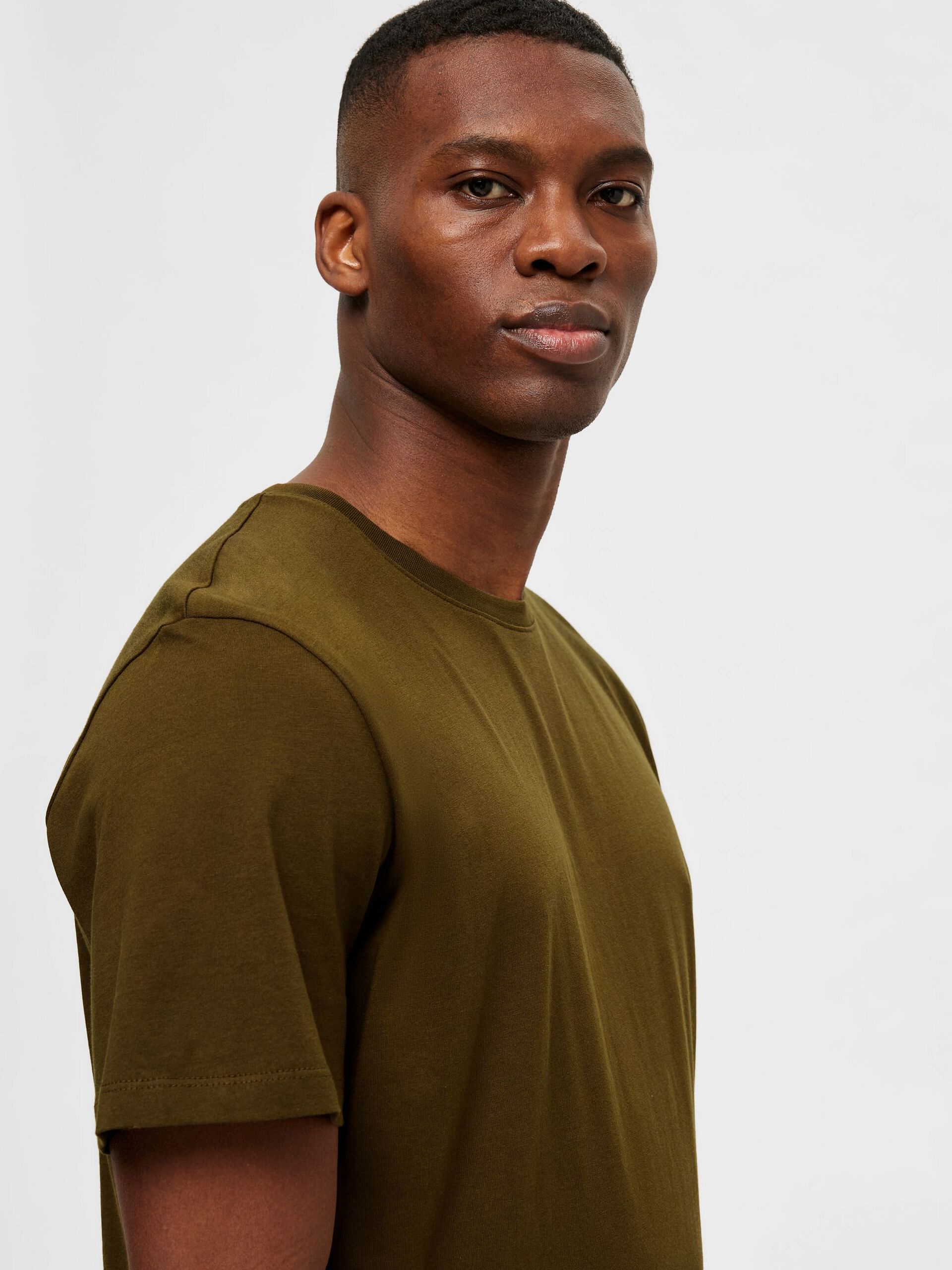 Green Crew Neck T-shirt