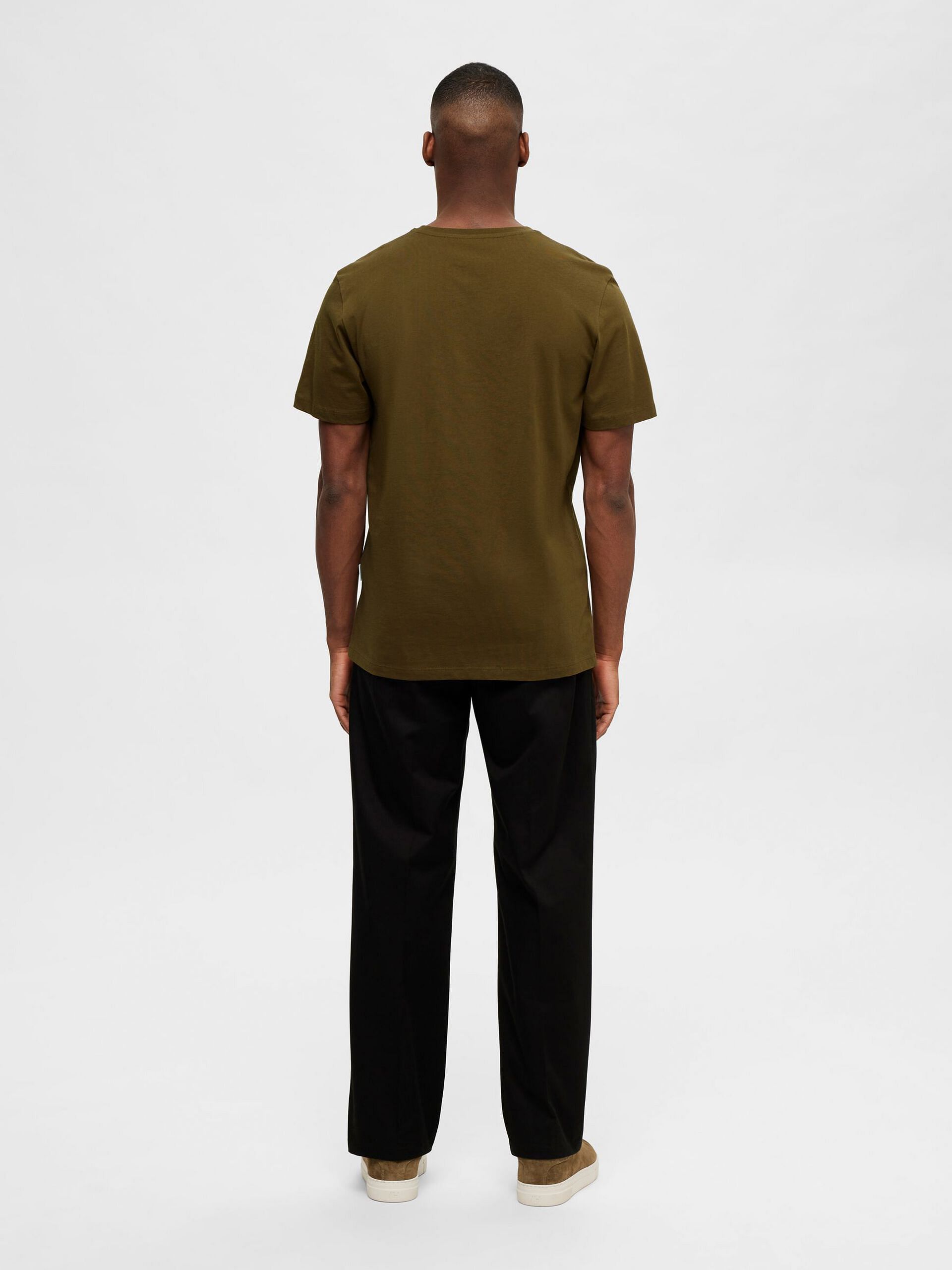 Green Crew Neck T-shirt