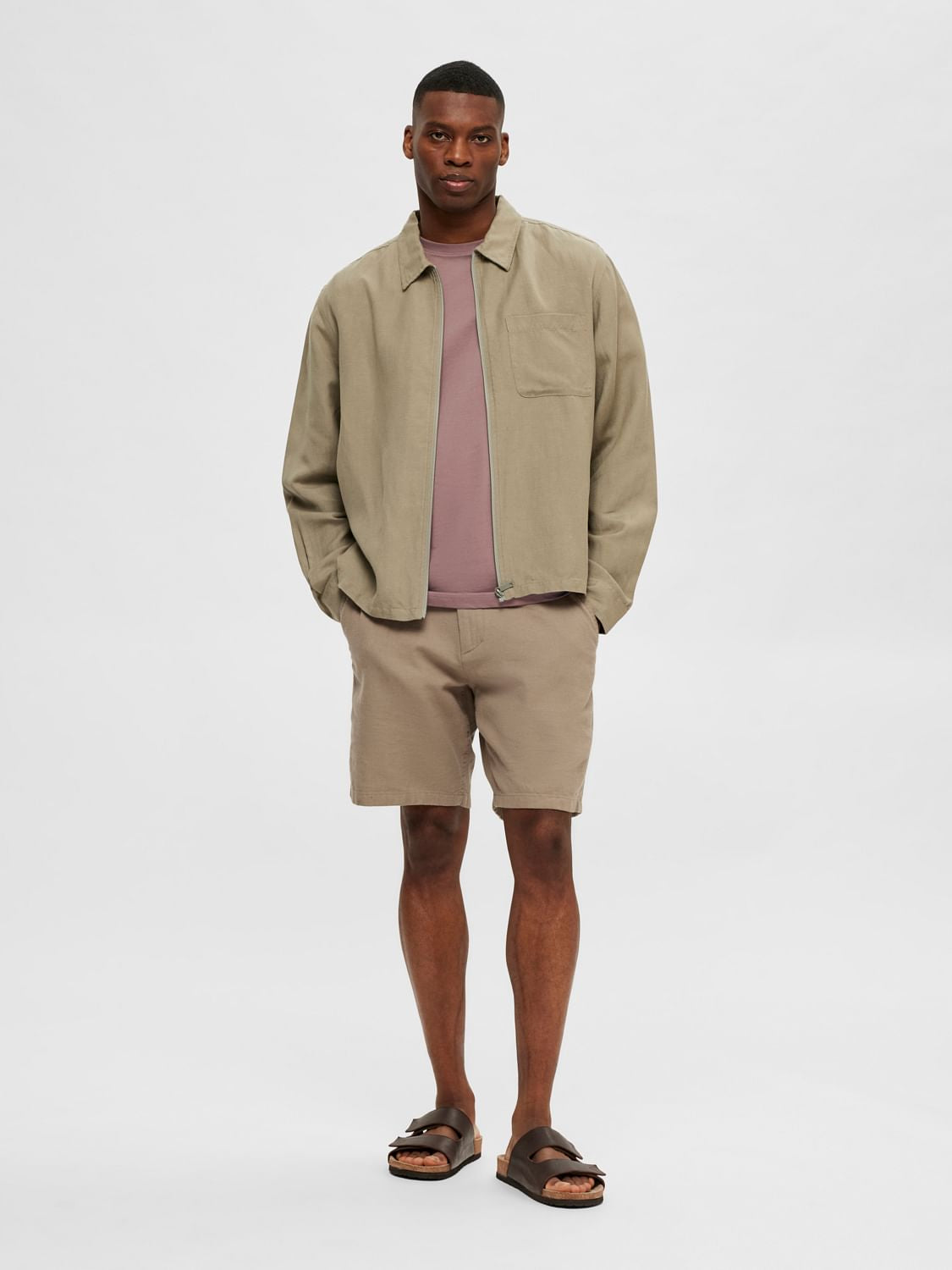 Mauve Crew Neck T-shirt