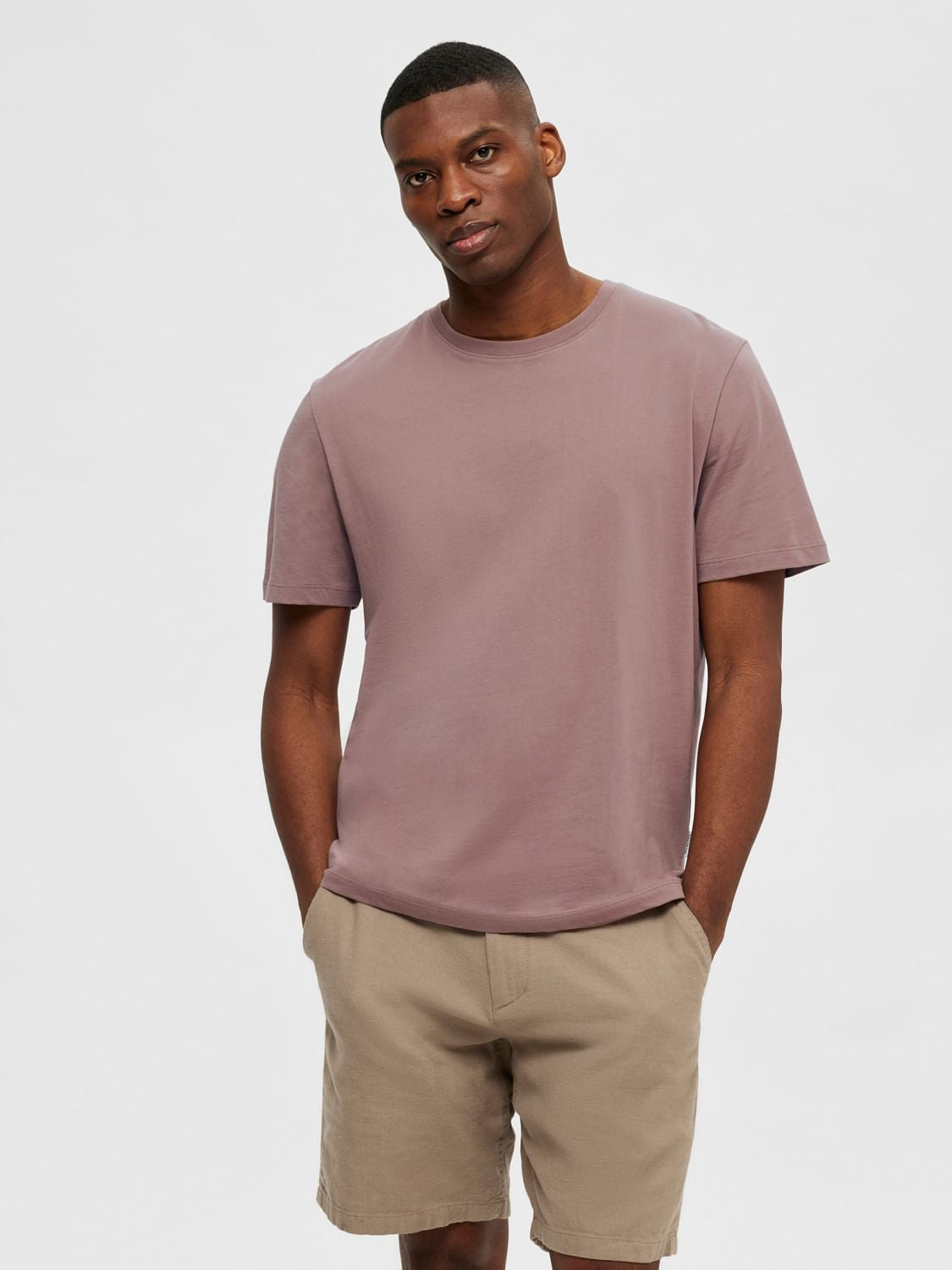 Mauve Crew Neck T-shirt
