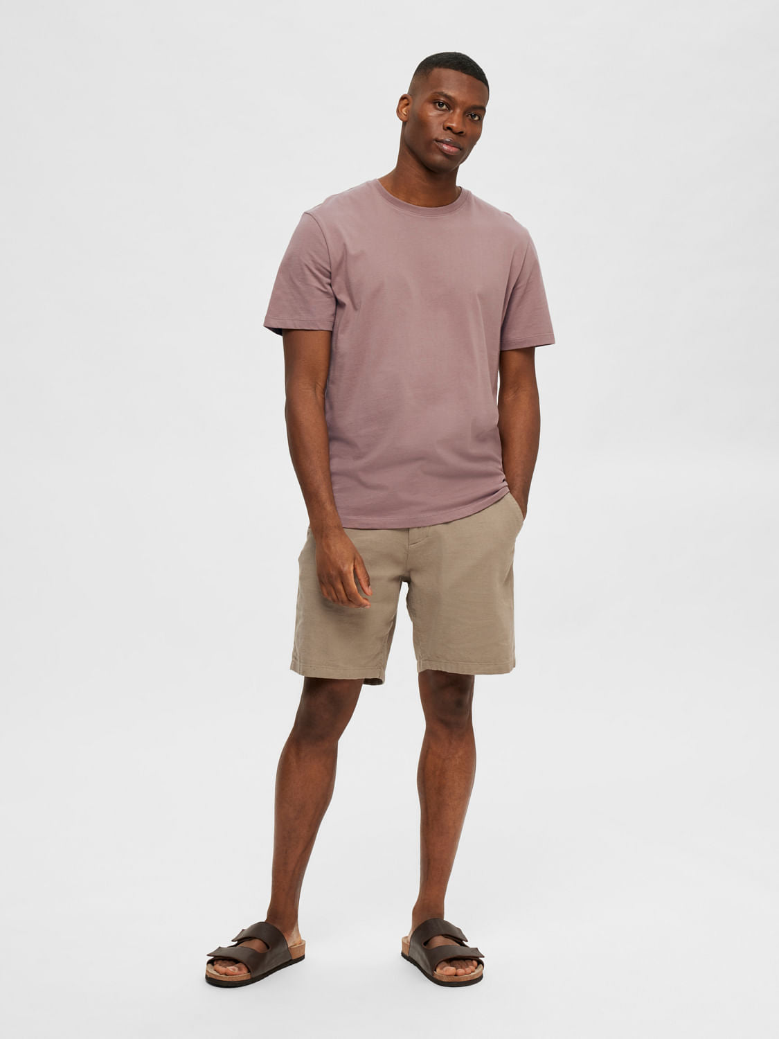 Mauve Crew Neck T-shirt