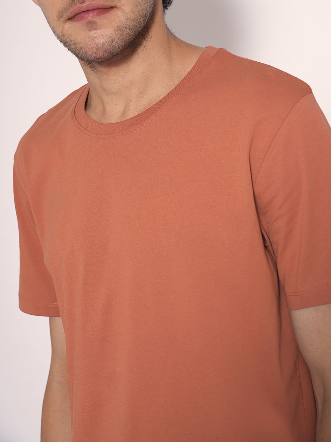 Rust Red Organic Cotton T-Shirt