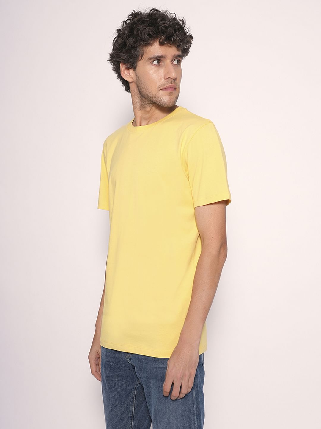 Yellow Red Organic Cotton T-Shirt