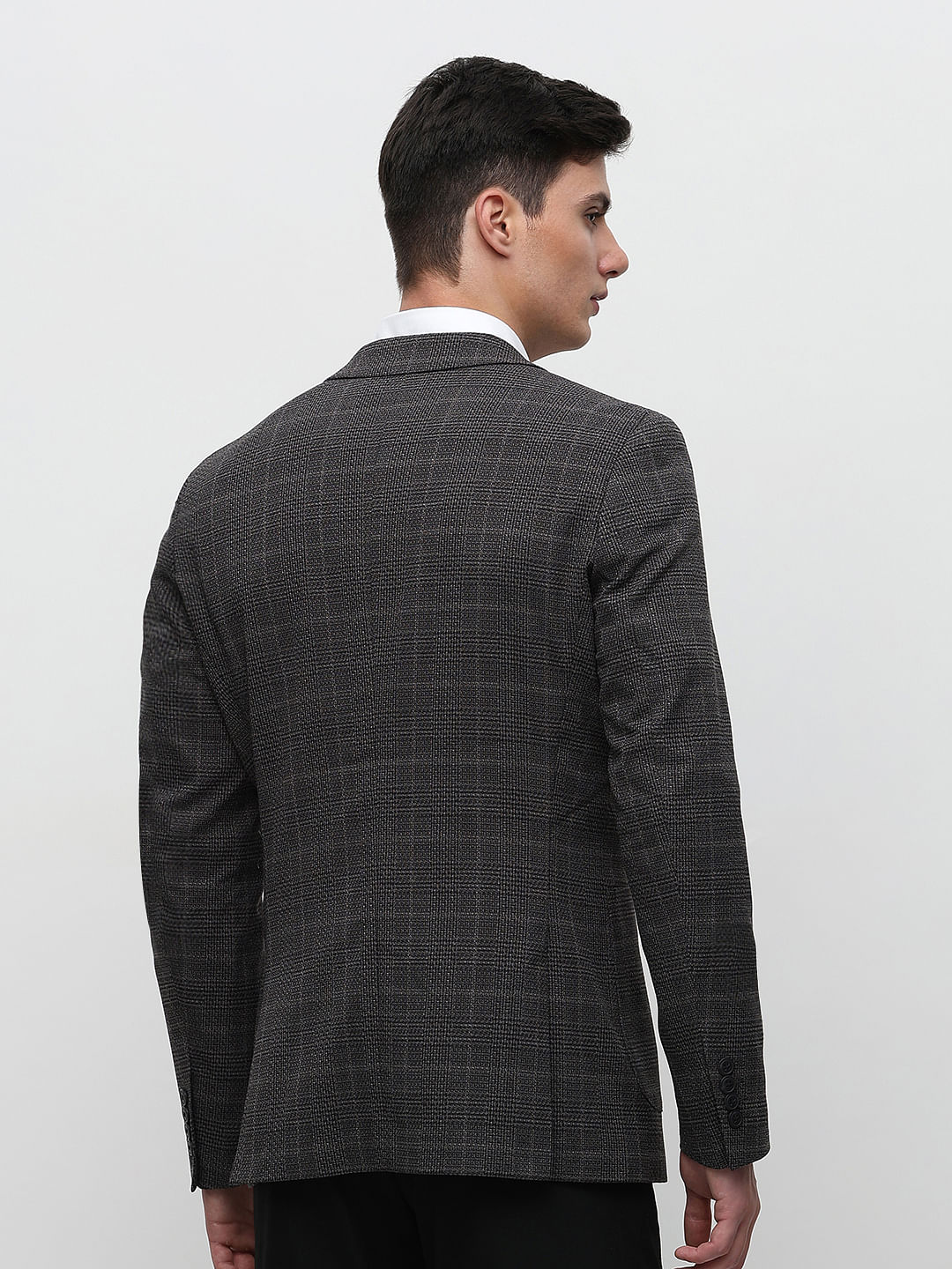 Brown Check Blazer