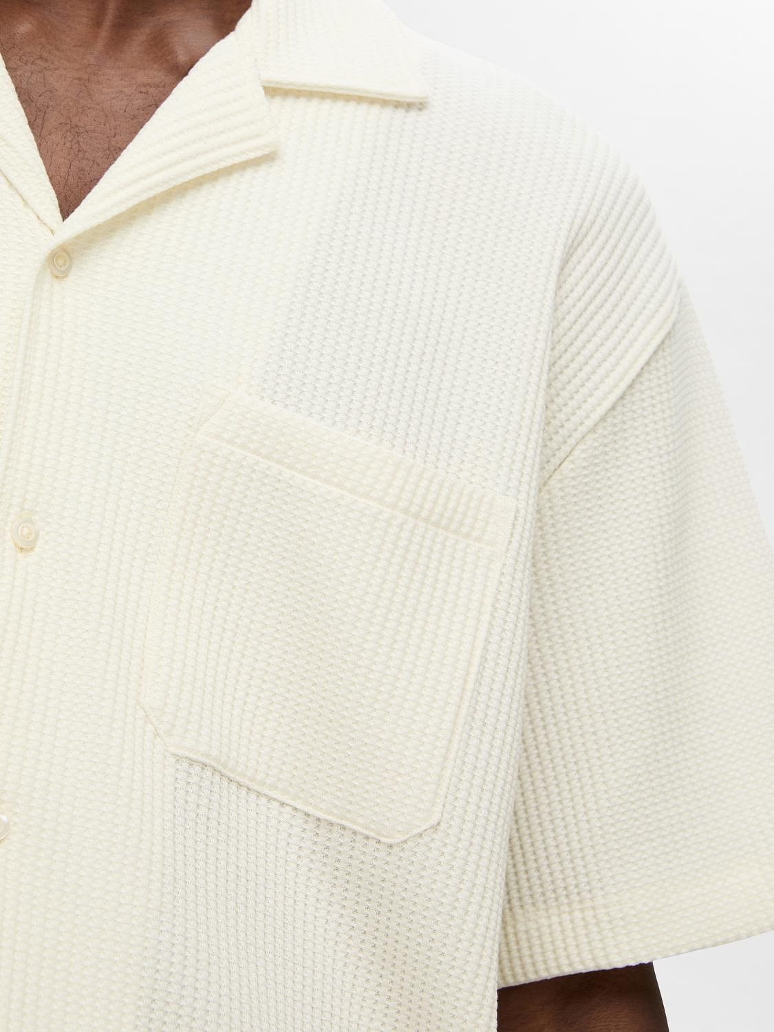 Off-White Cuban Collar Co-ord Set Shirt