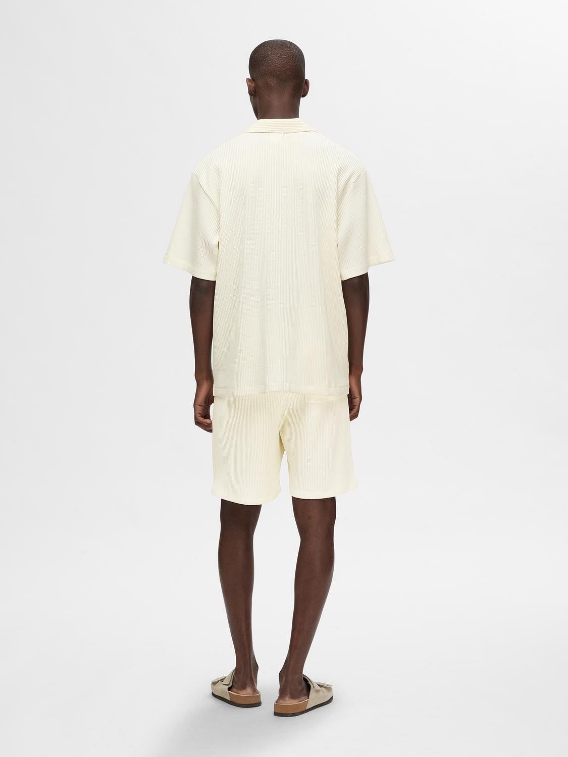 Off-White Cuban Collar Co-ord Set Shirt