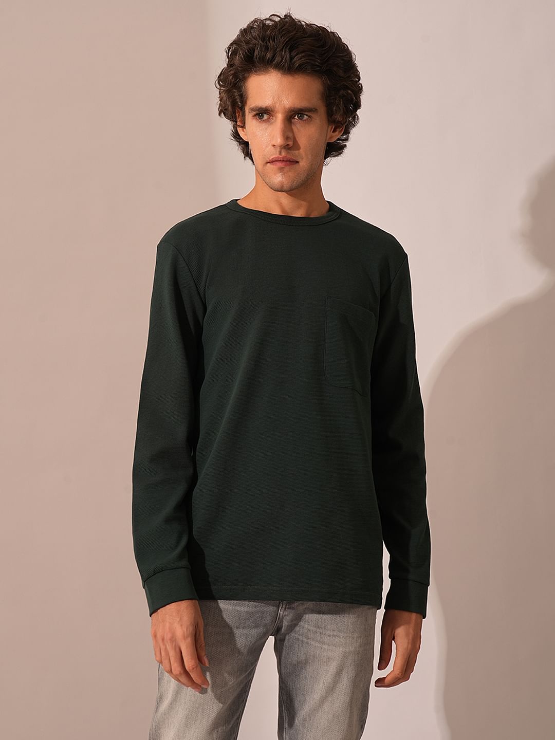 Dark Green Organic Cotton T-Shirt