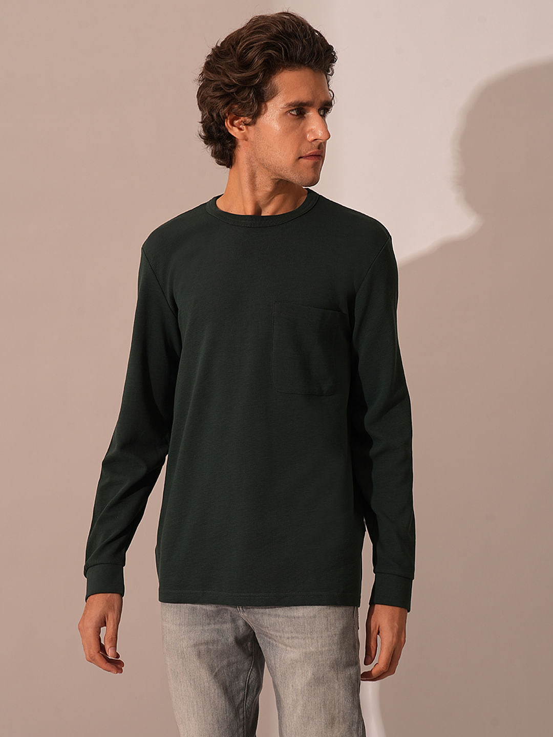 Dark Green Organic Cotton T-Shirt