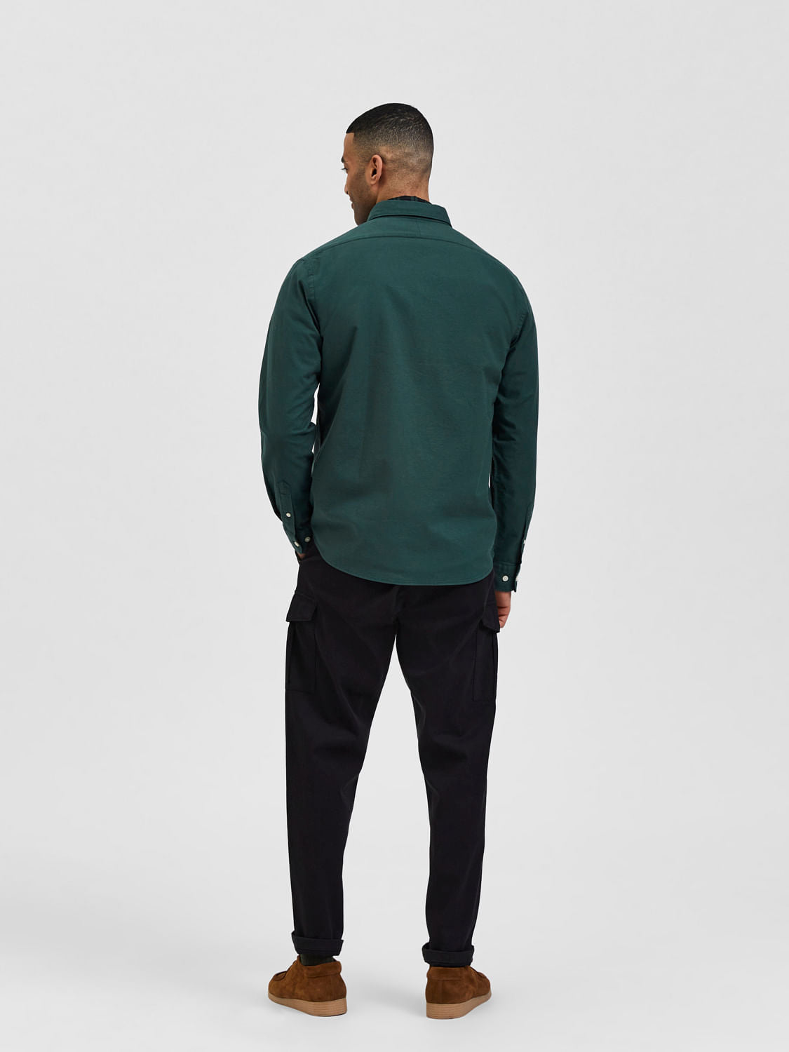 Green Oxford Flex Shirt