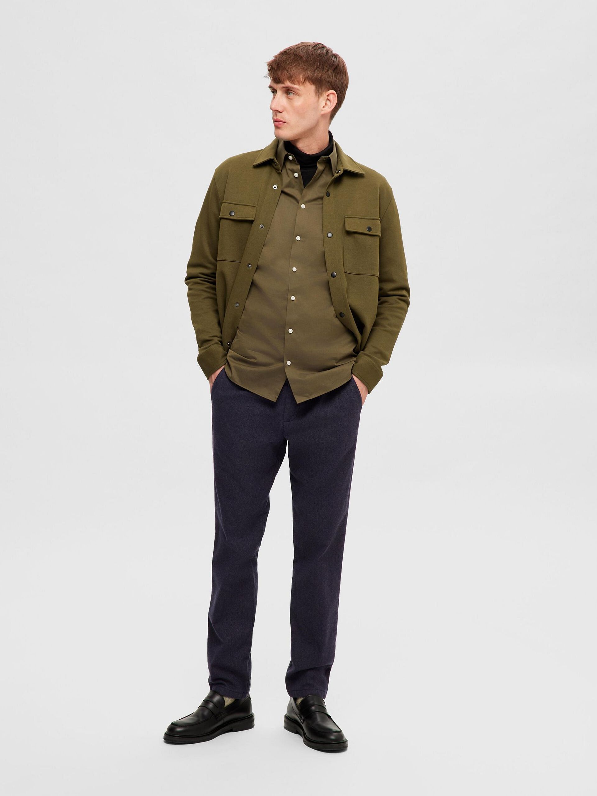 Green Classic Overshirt