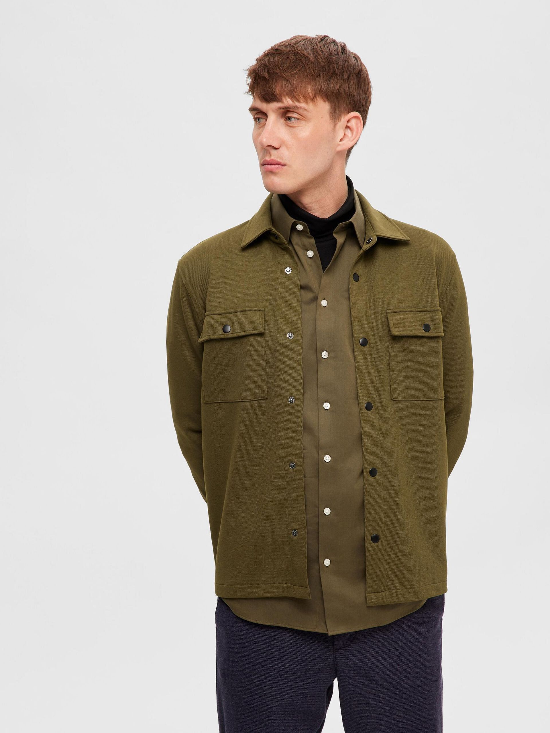 Green Classic Overshirt