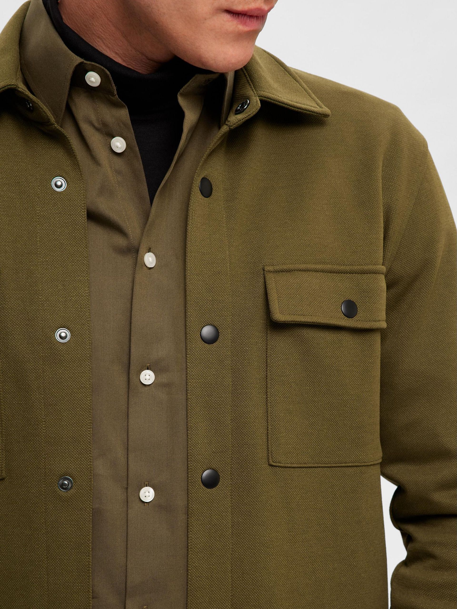 Green Classic Overshirt