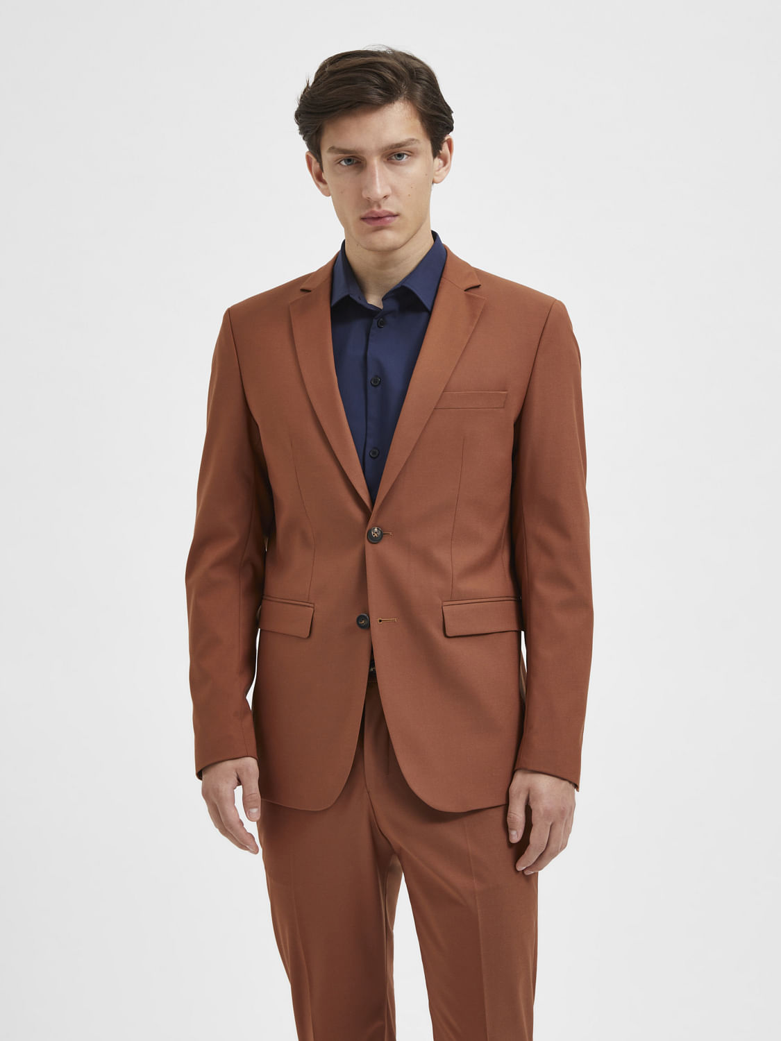 Brown Formal Suit Blazer