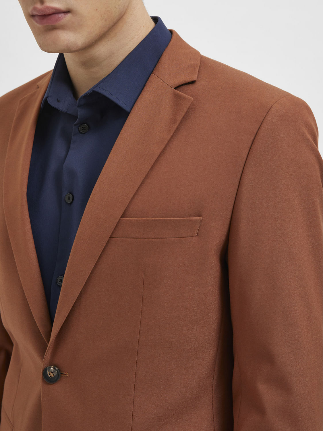 Brown Formal Suit Blazer