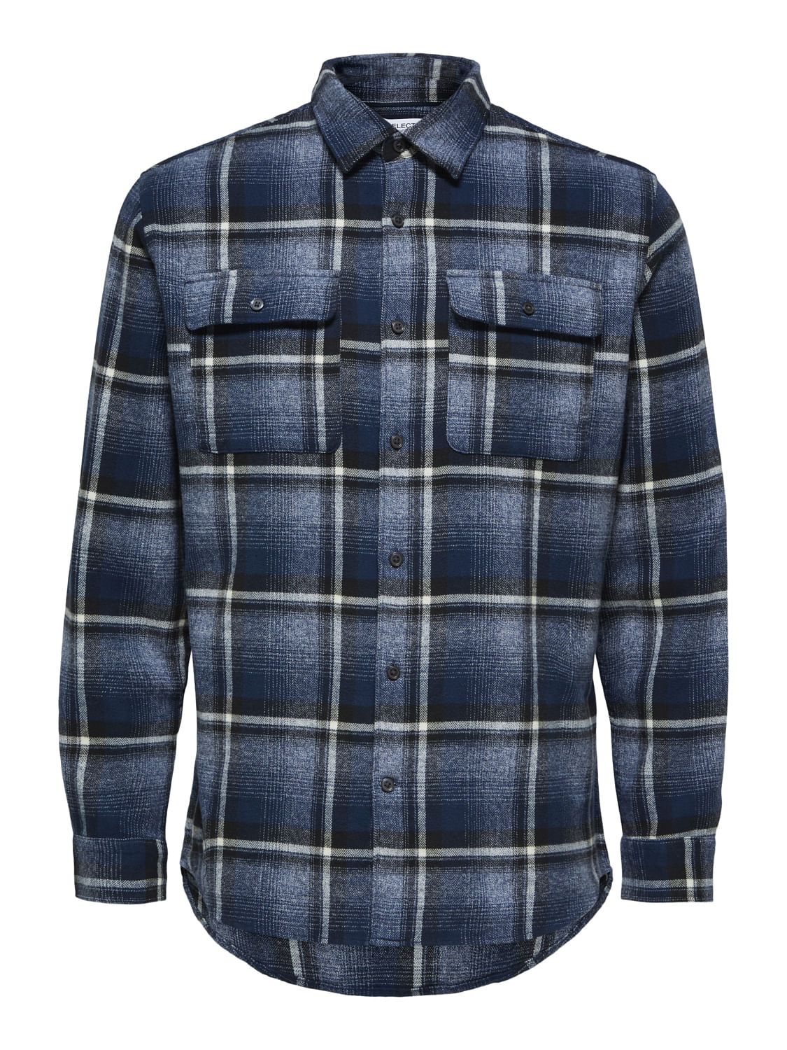 Blue Check Full Sleeves Shirt