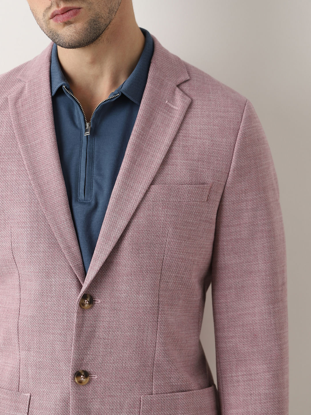 Red Structured Blazer