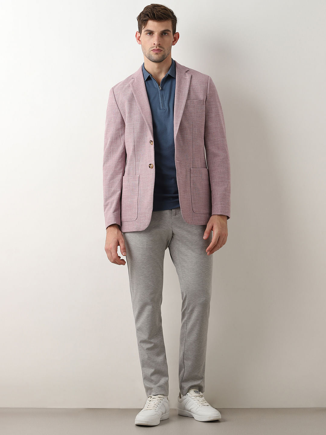 Red Structured Blazer