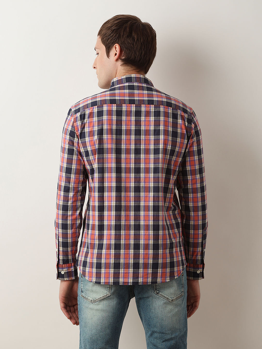 Red Check Full Sleeves Shirt