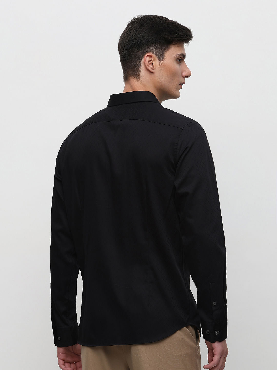 Black Formal Cotton Shirt