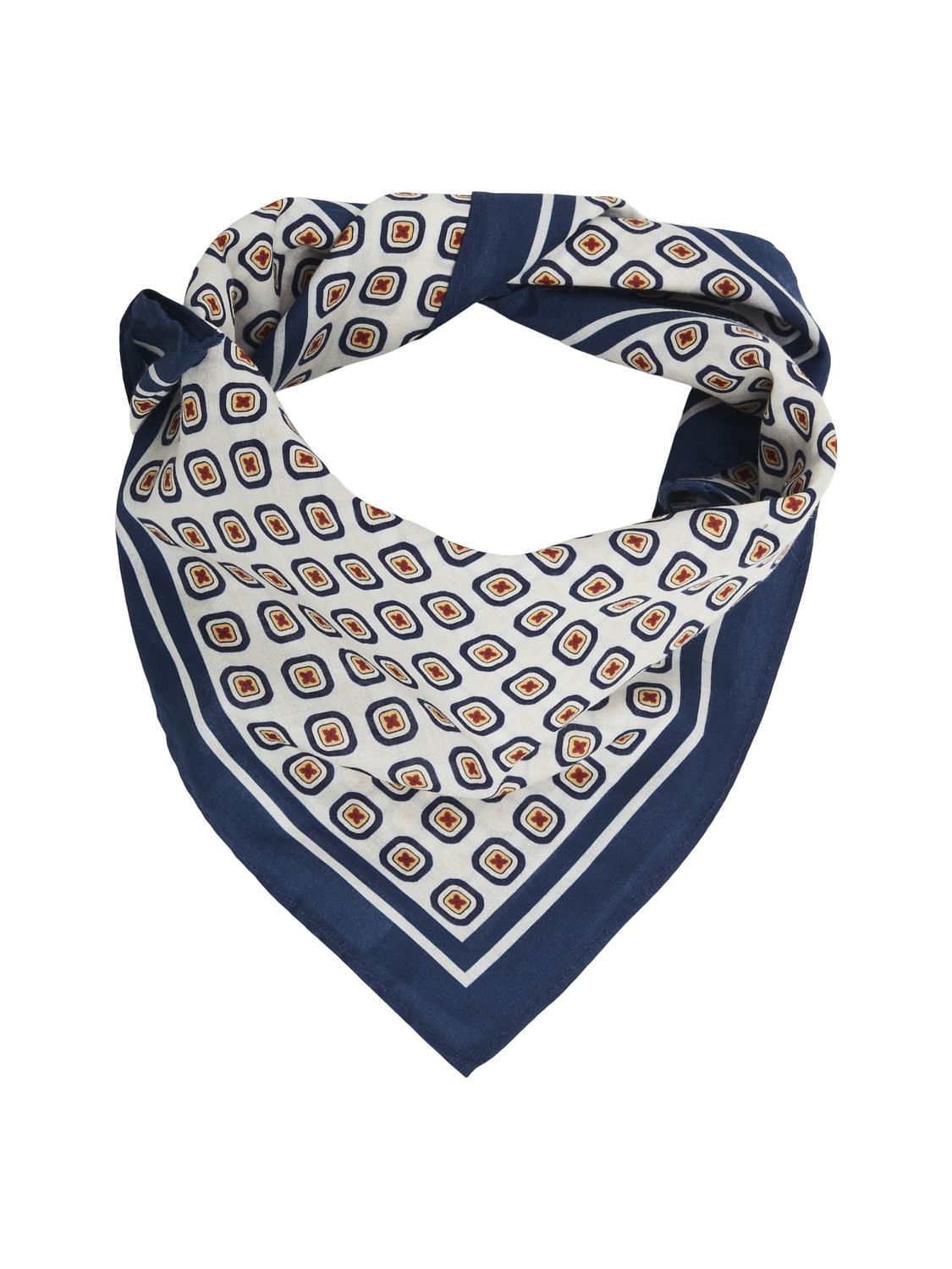 Beige Printed Bandana