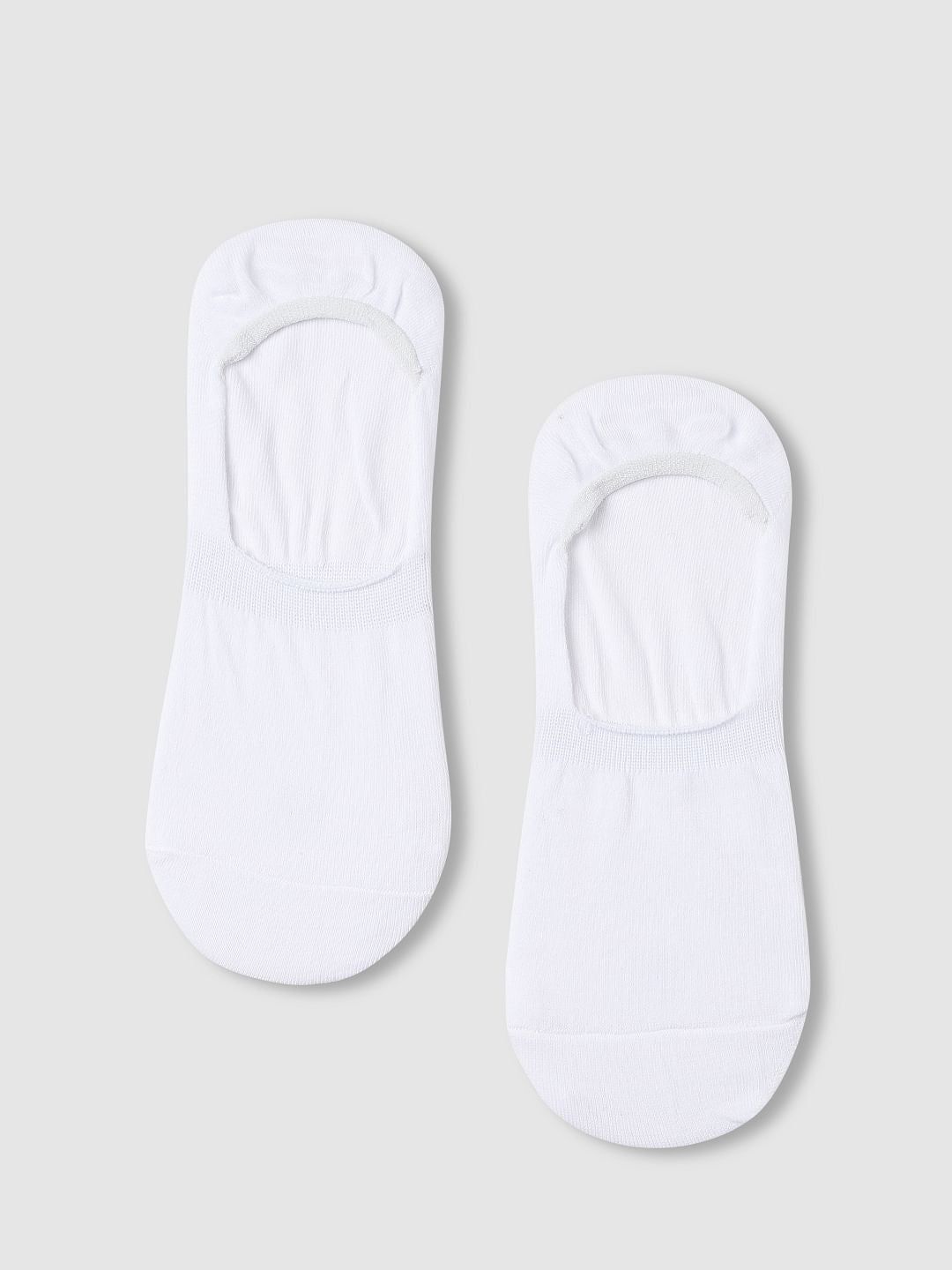 White Pack Of 3 No-Show Socks