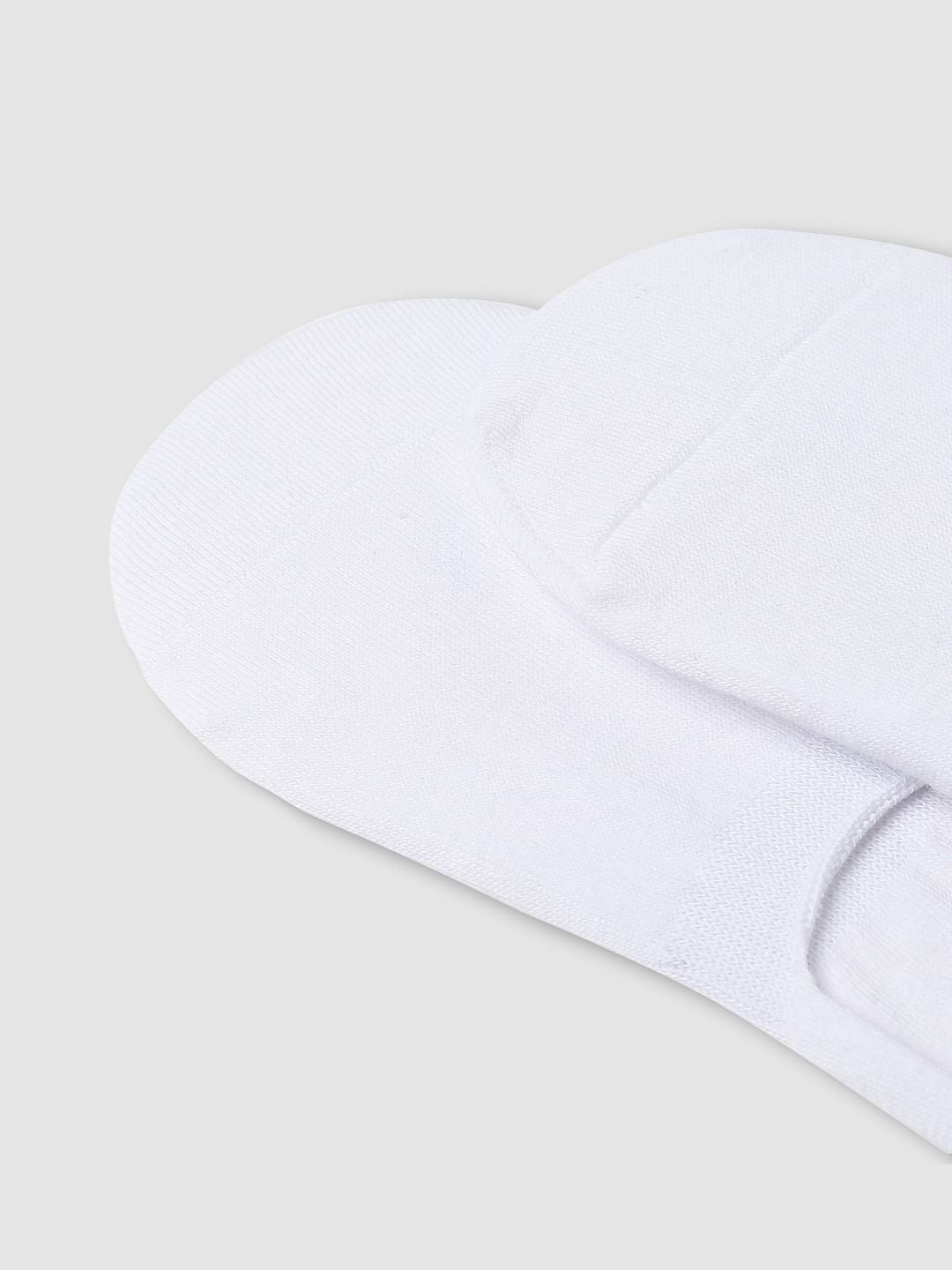 White Pack Of 3 No-Show Socks