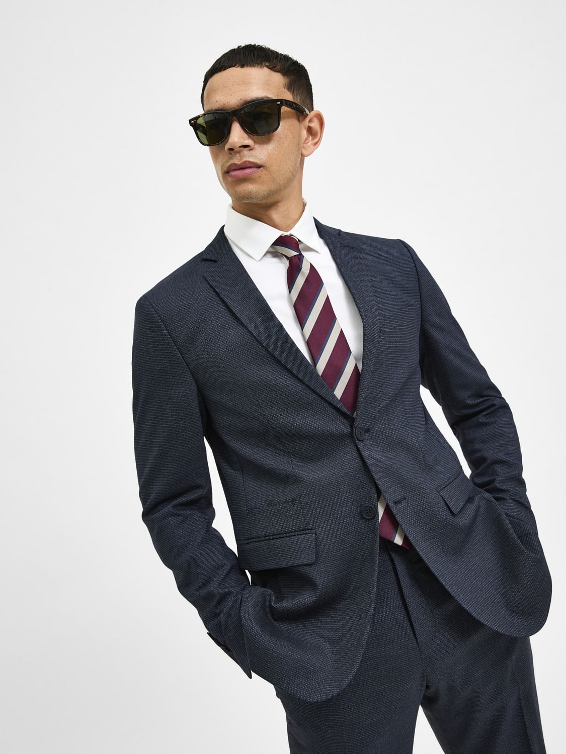 Blue Formal Suit Blazer