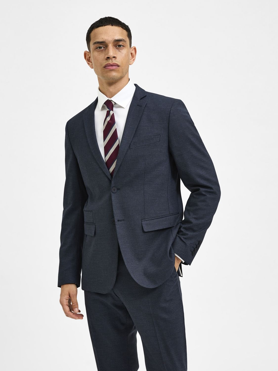 Blue Formal Suit Blazer