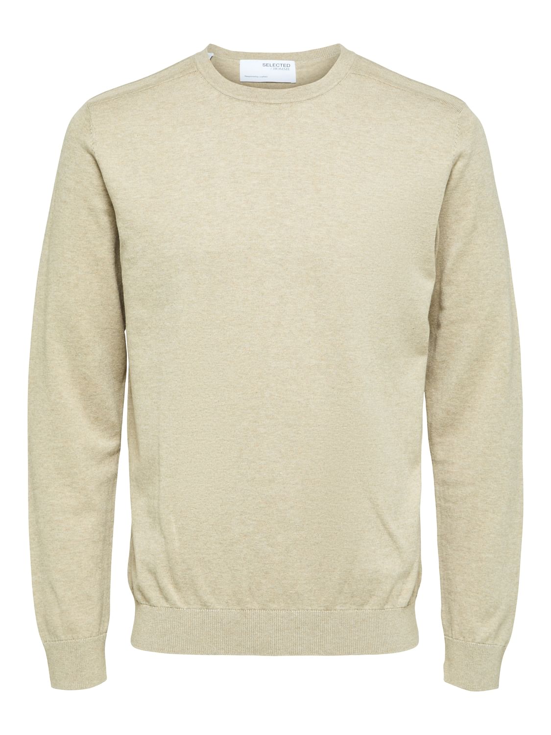 Light Brown Crew Neck Pullover