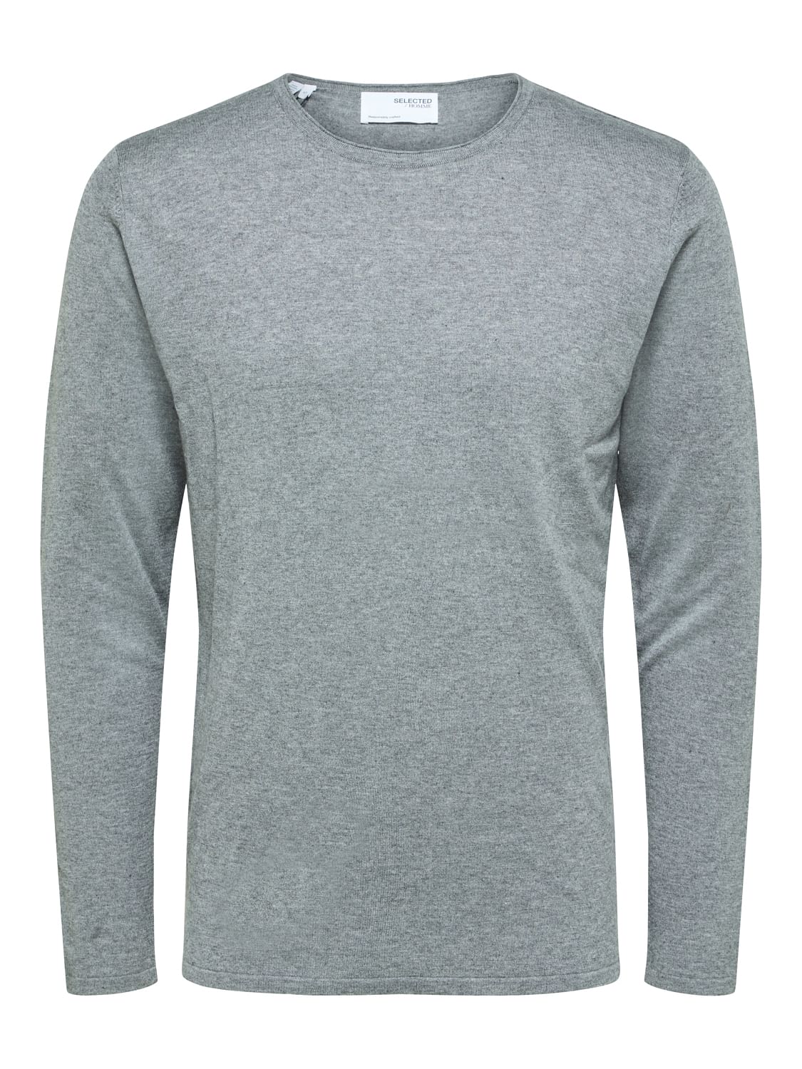 Grey Crew Neck Pullover