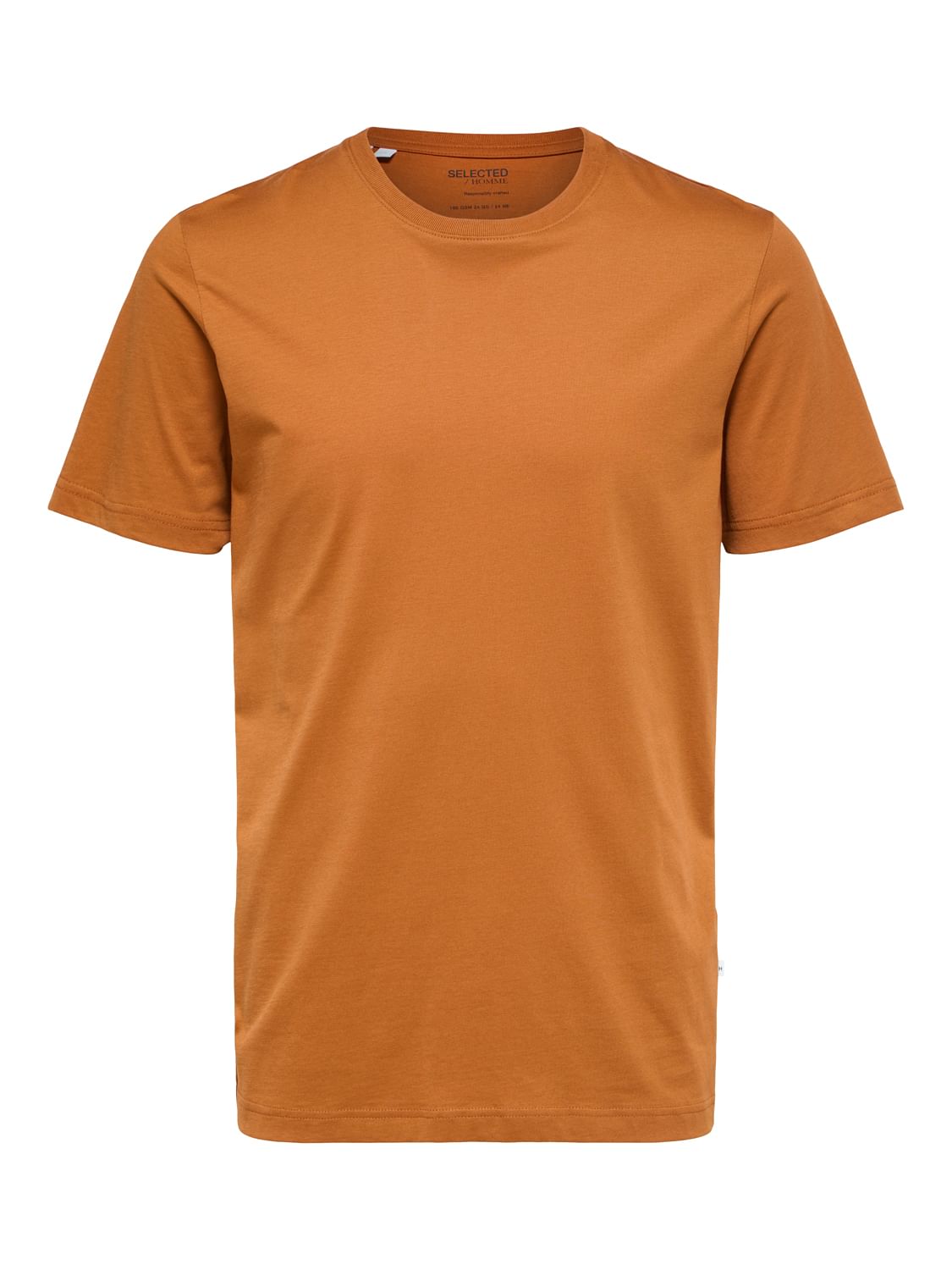 Orange Crew Neck T-Shirt
