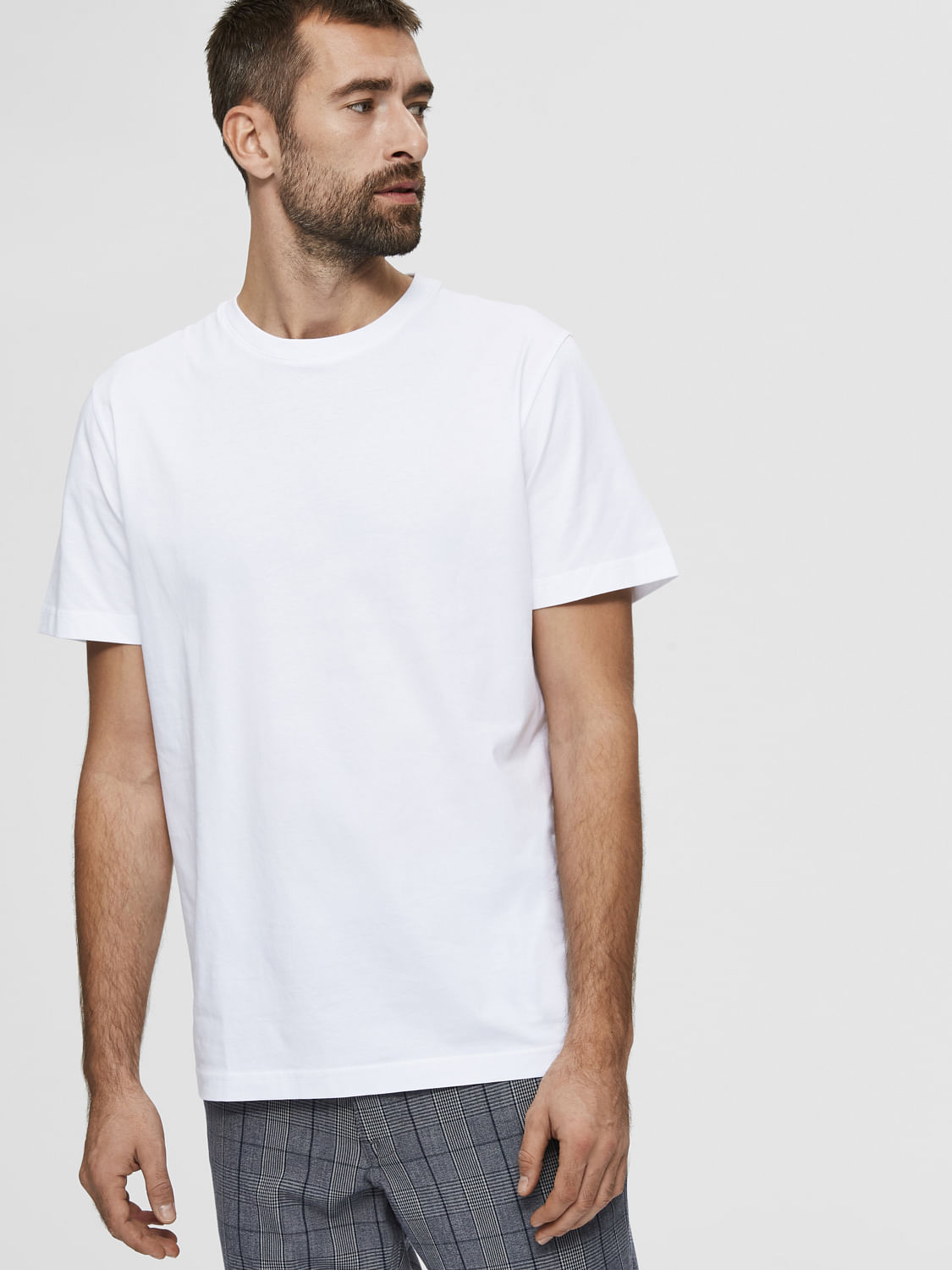 White Crew Neck T-Shirt