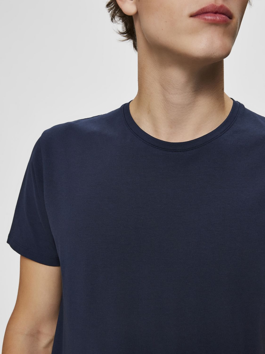 Navy Blue Crew Neck T-Shirt
