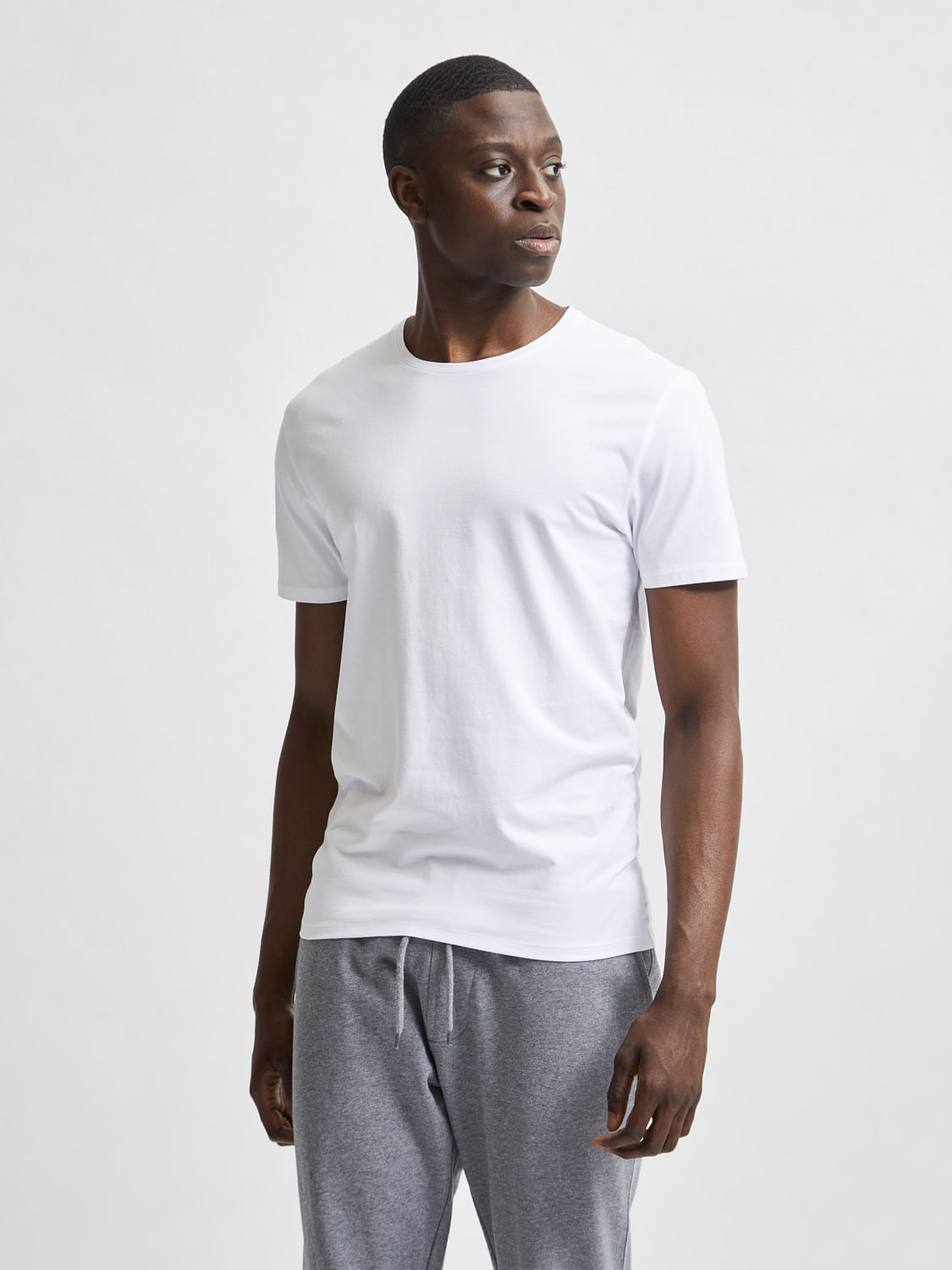 White Crew Neck T-Shirt