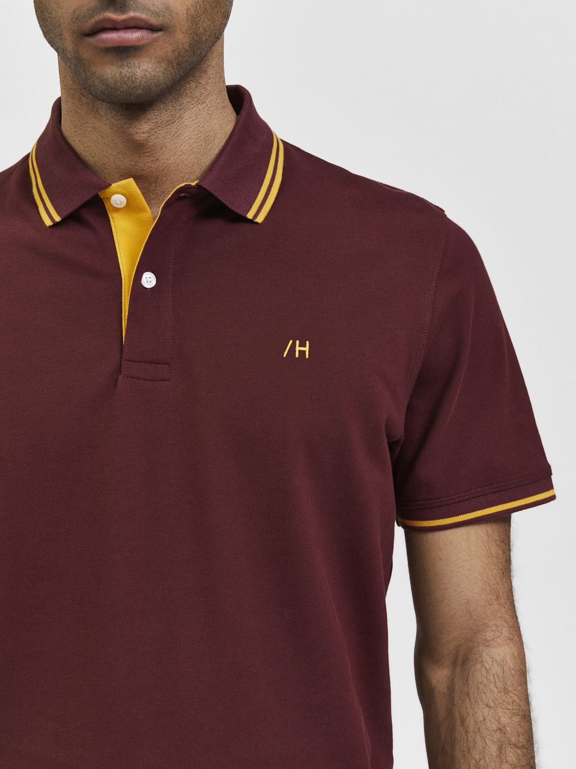 Burgundy Polo T-Shirt