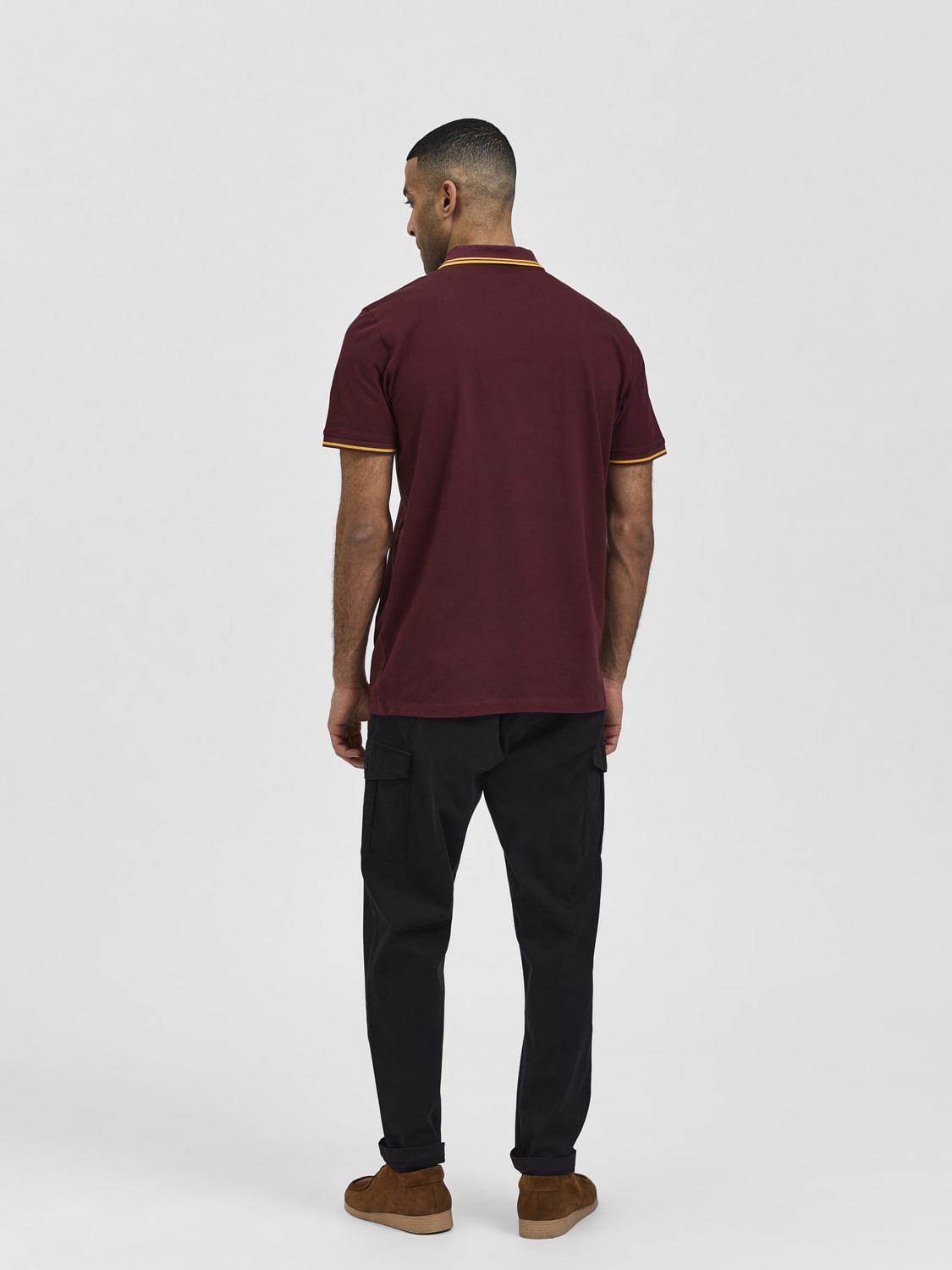 Burgundy Polo T-Shirt