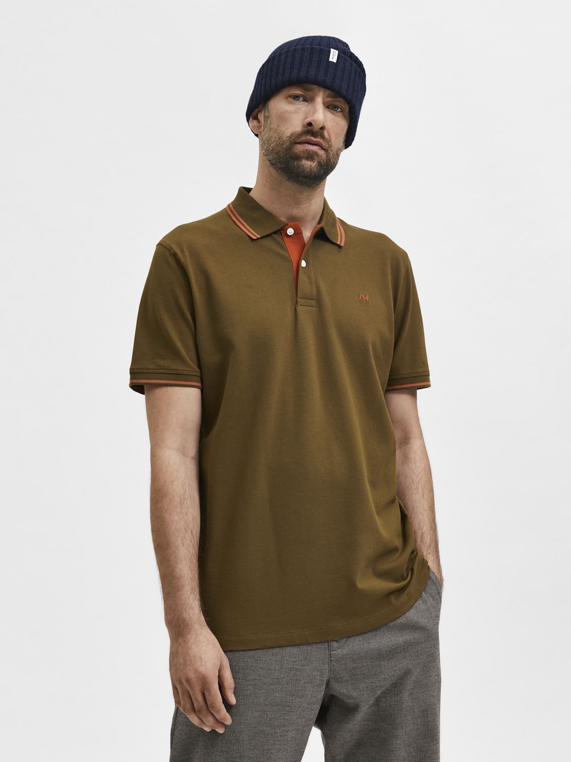 Olive Polo T-Shirt