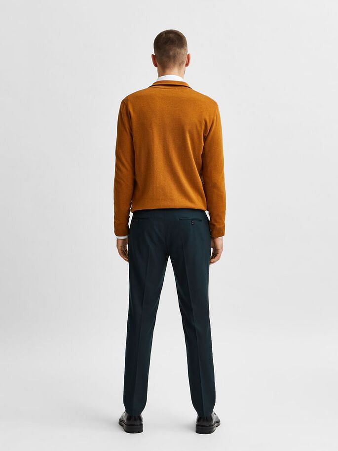 Dark Green Formal Suit Trousers