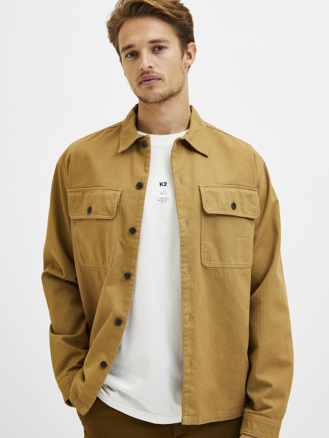 White Organic Cotton Crew Neck T-Shirt