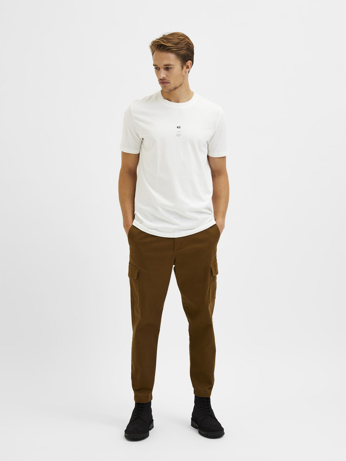 White Organic Cotton Crew Neck T-Shirt